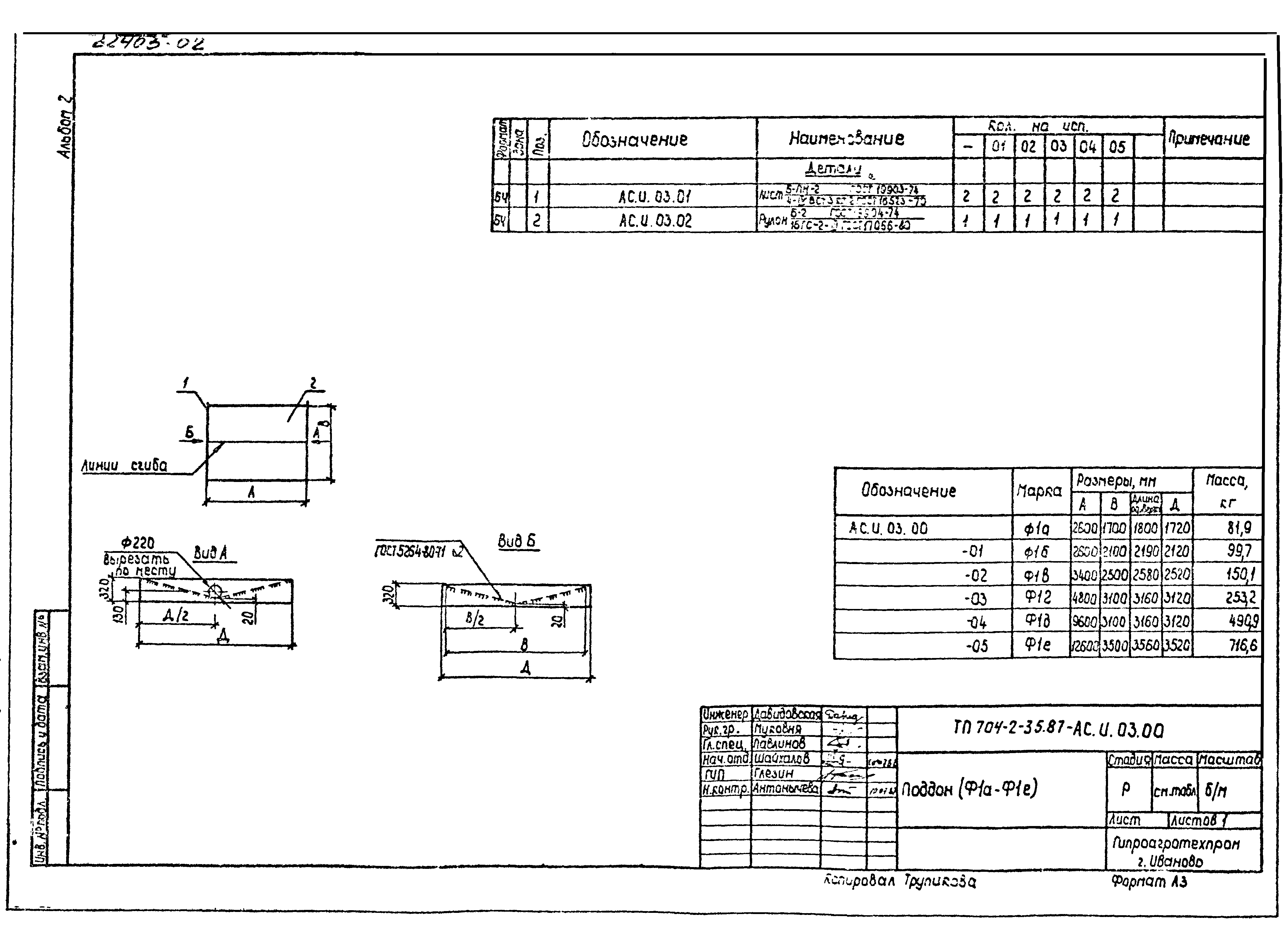Типовой проект 704-2-35.87