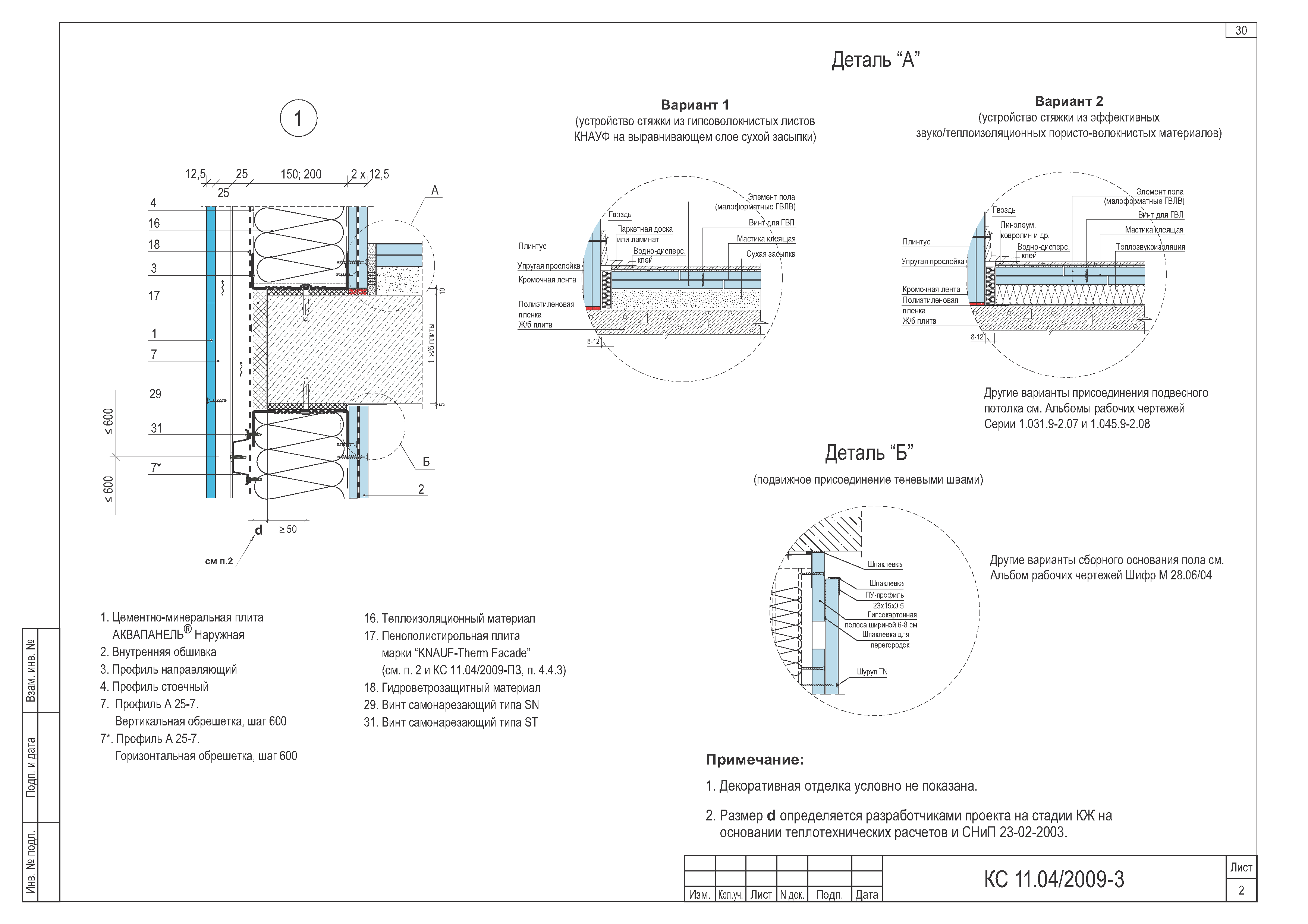 Шифр КС 11.04/2009