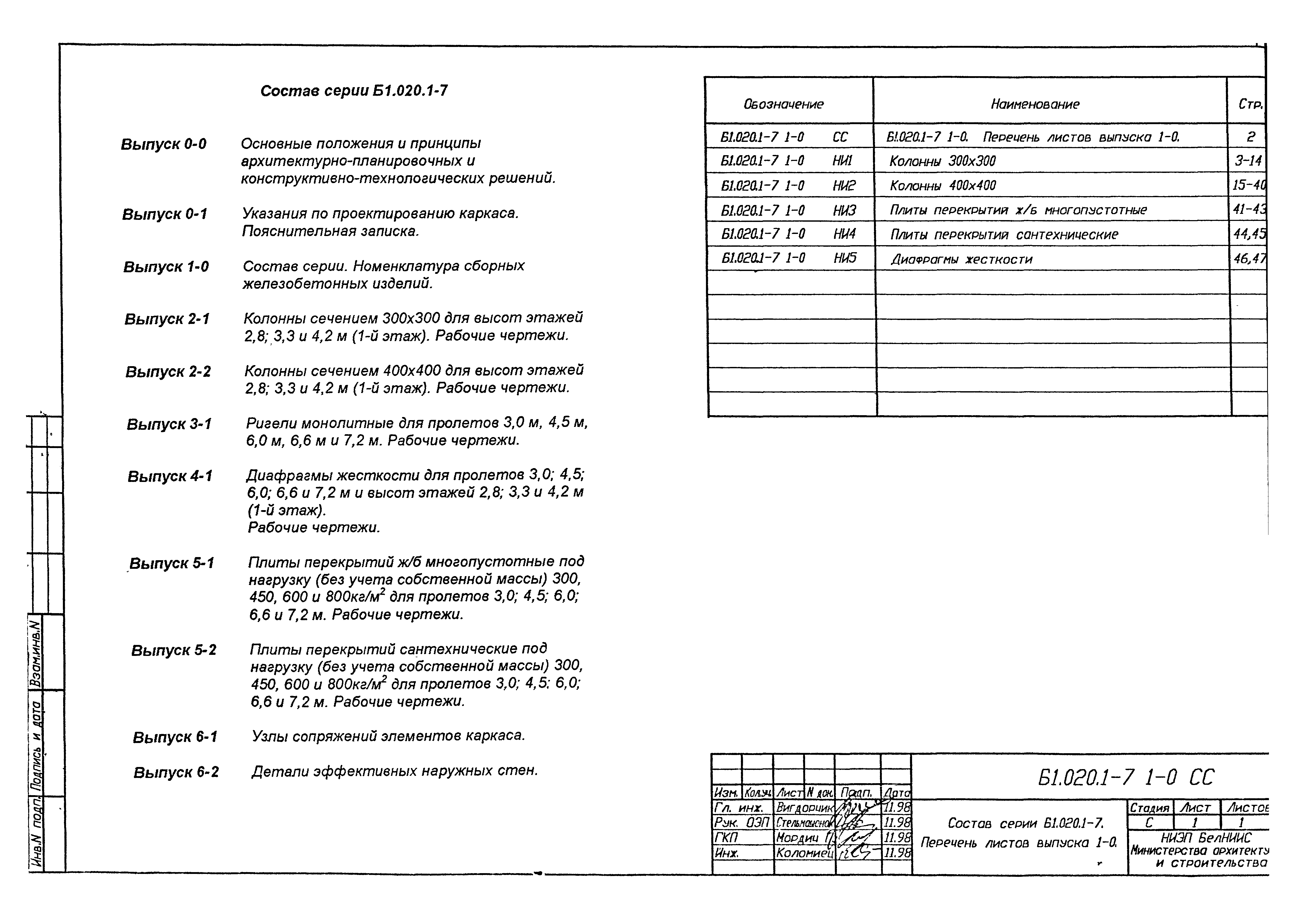 Серия Б1.020.1-7