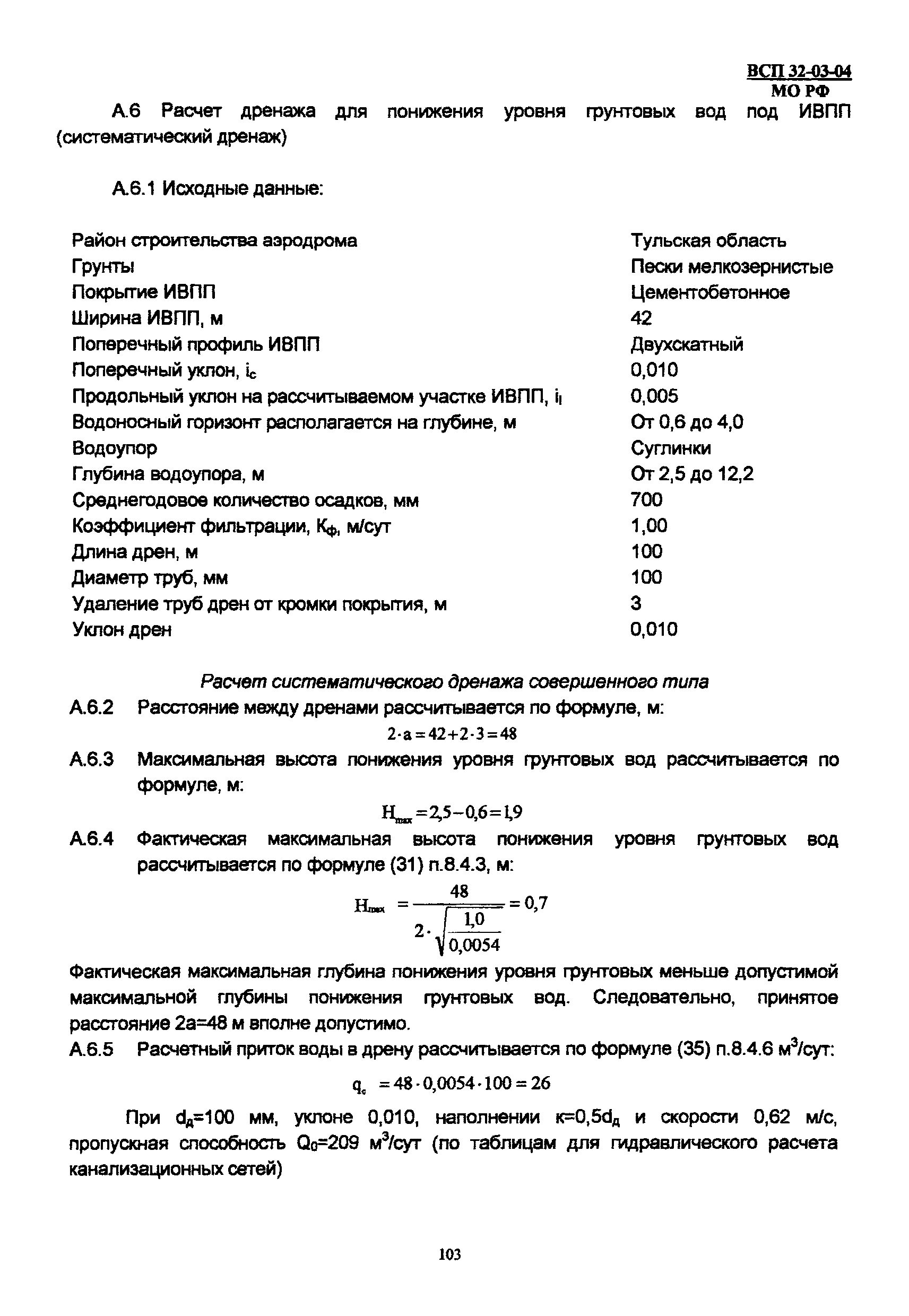 ВСП 32-03-04 МО РФ