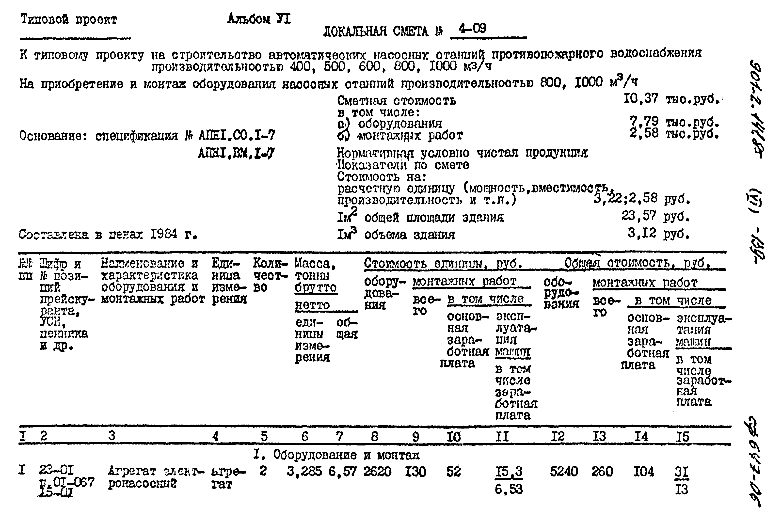 Типовой проект 901-2-141.85