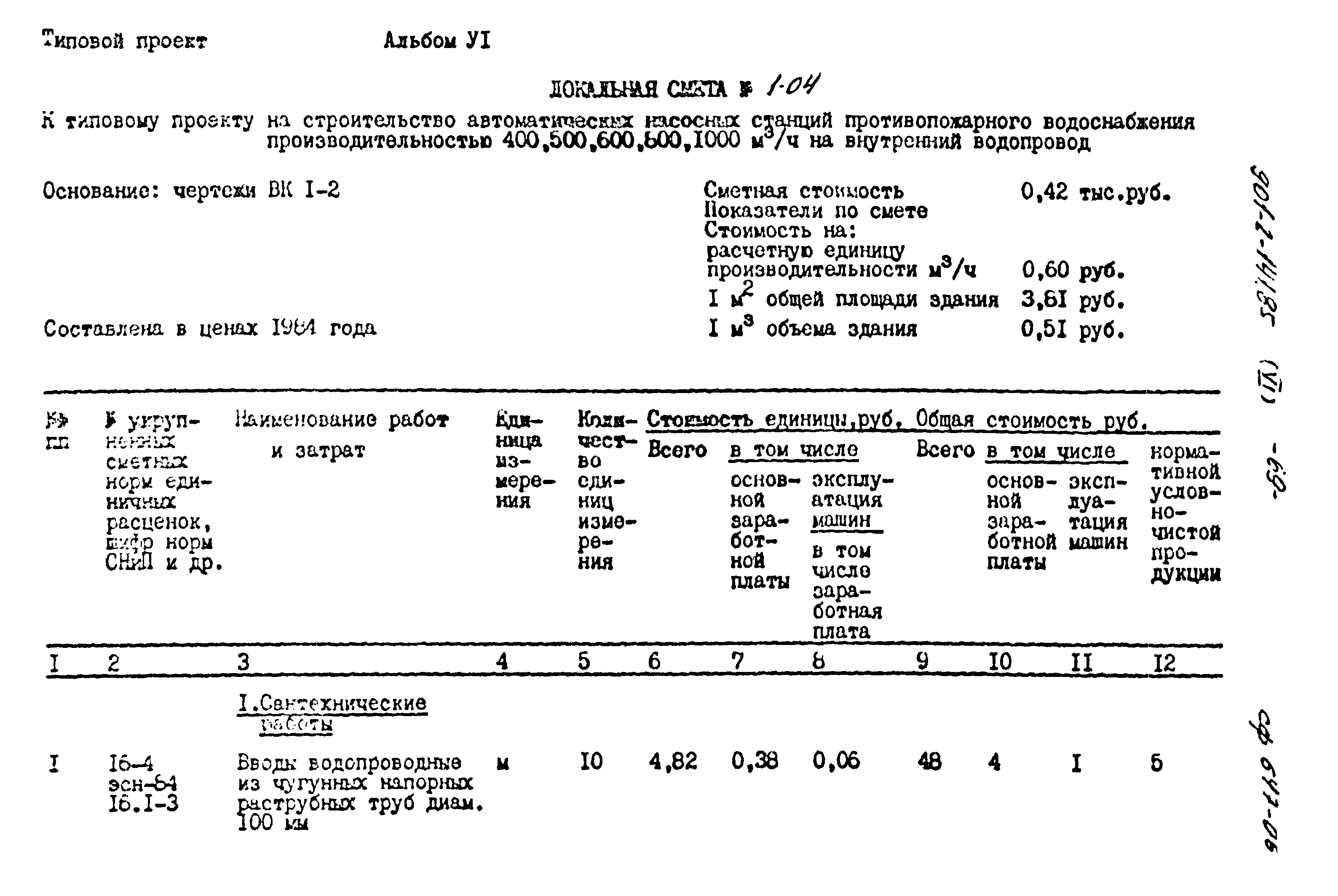 Типовой проект 901-2-141.85