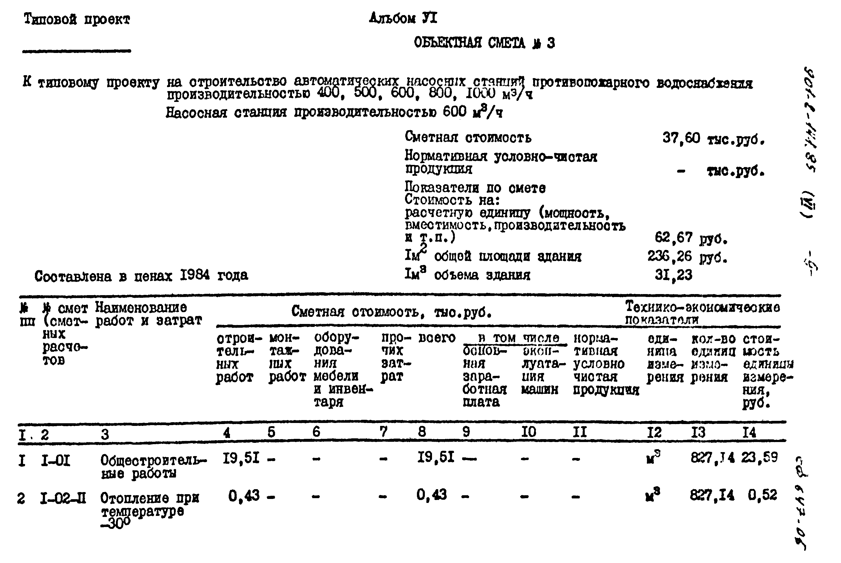 Типовой проект 901-2-141.85