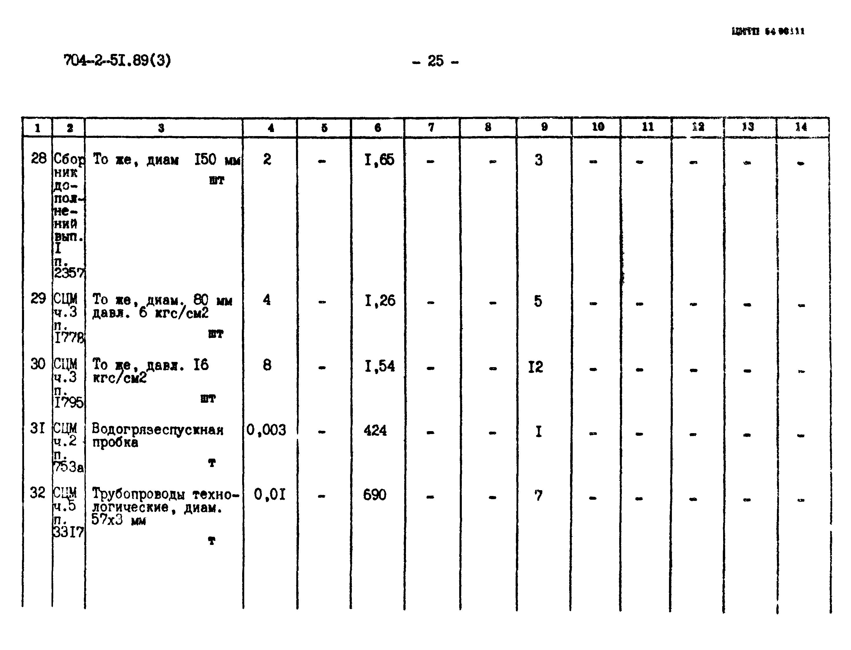 Типовой проект 704-2-51.89