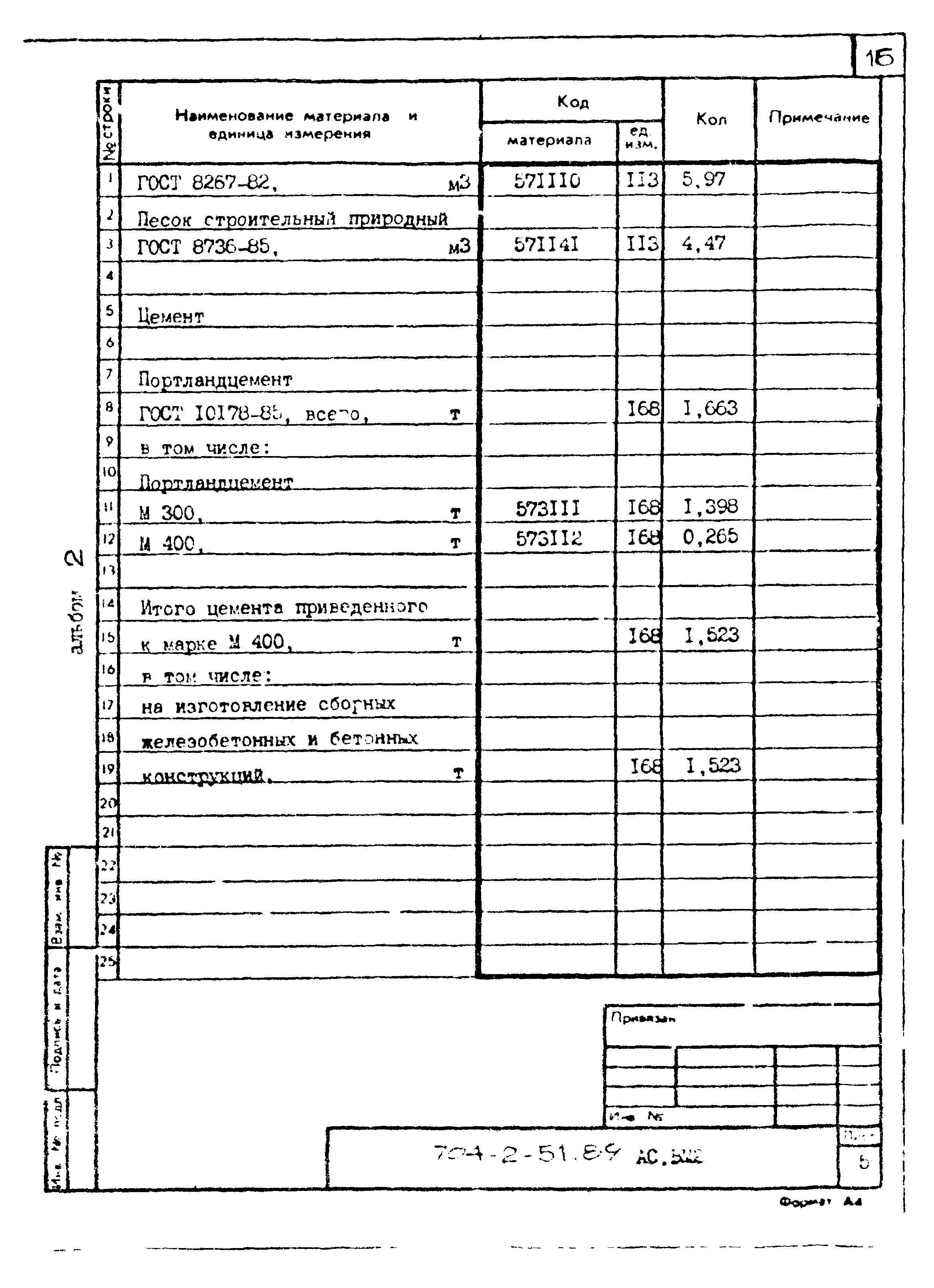 Типовой проект 704-2-51.89