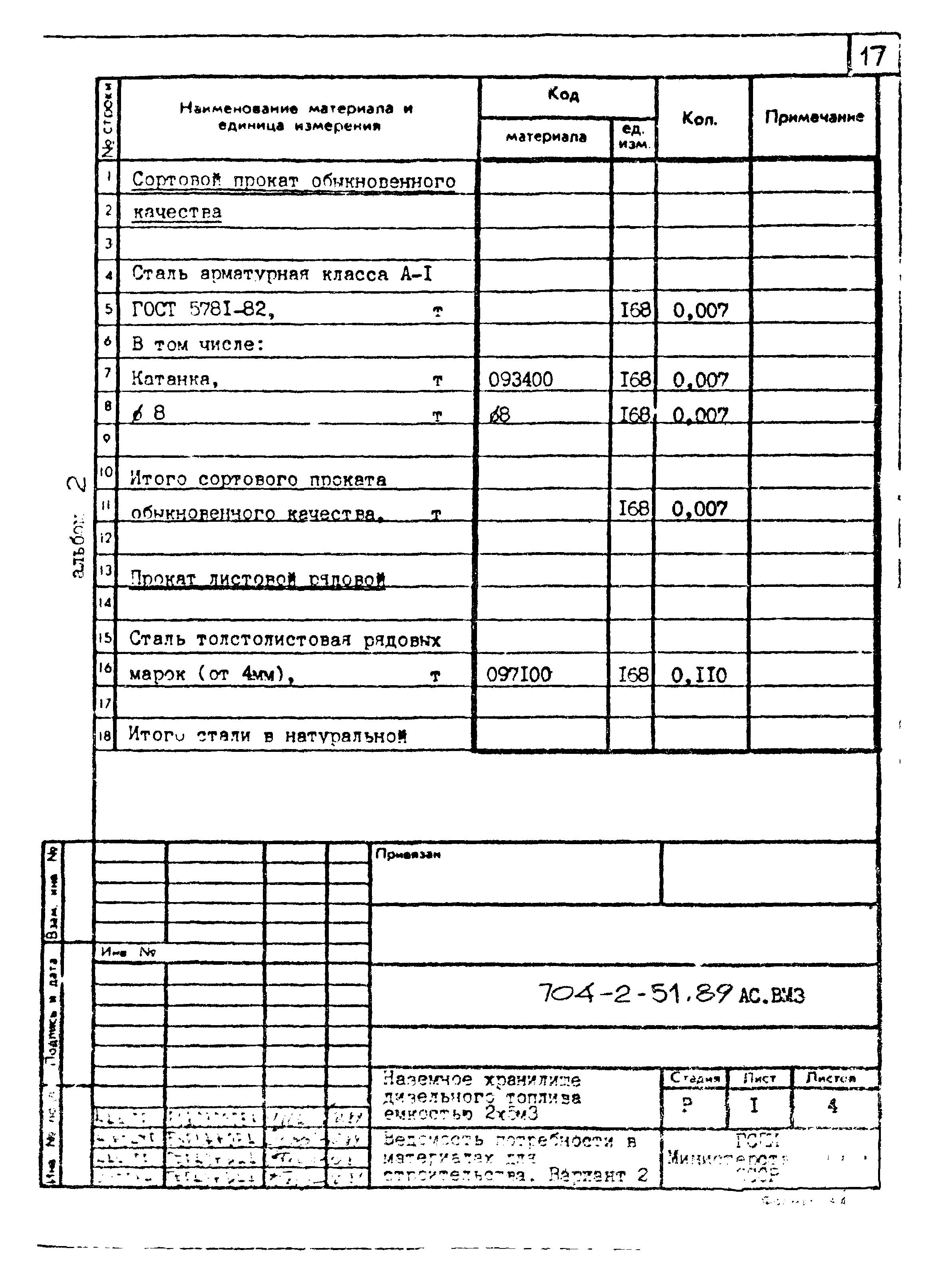 Типовой проект 704-2-51.89