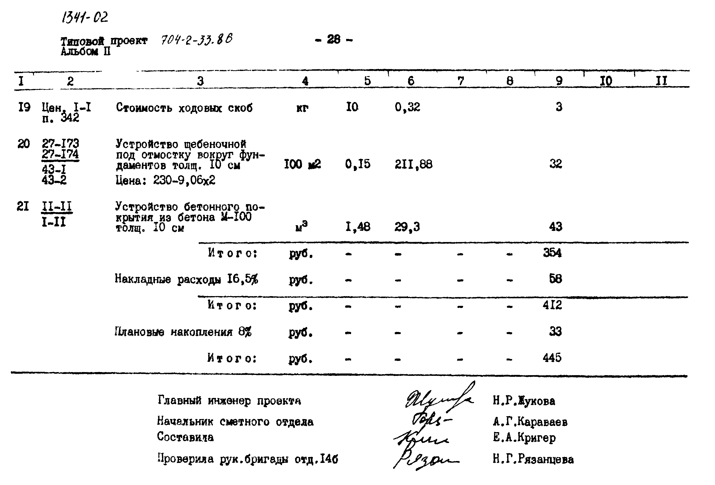 Типовой проект 704-2-33.86