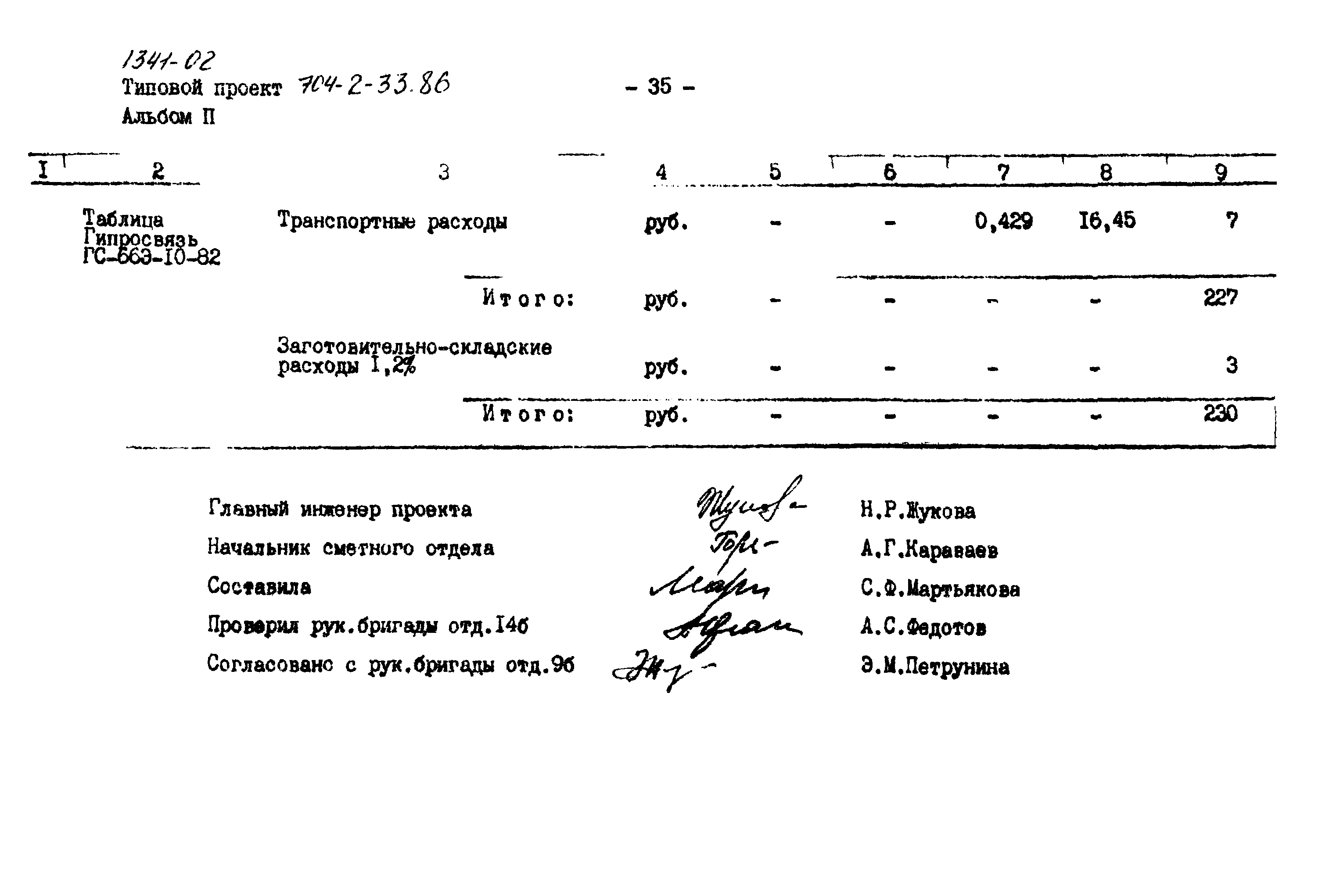 Типовой проект 704-2-33.86