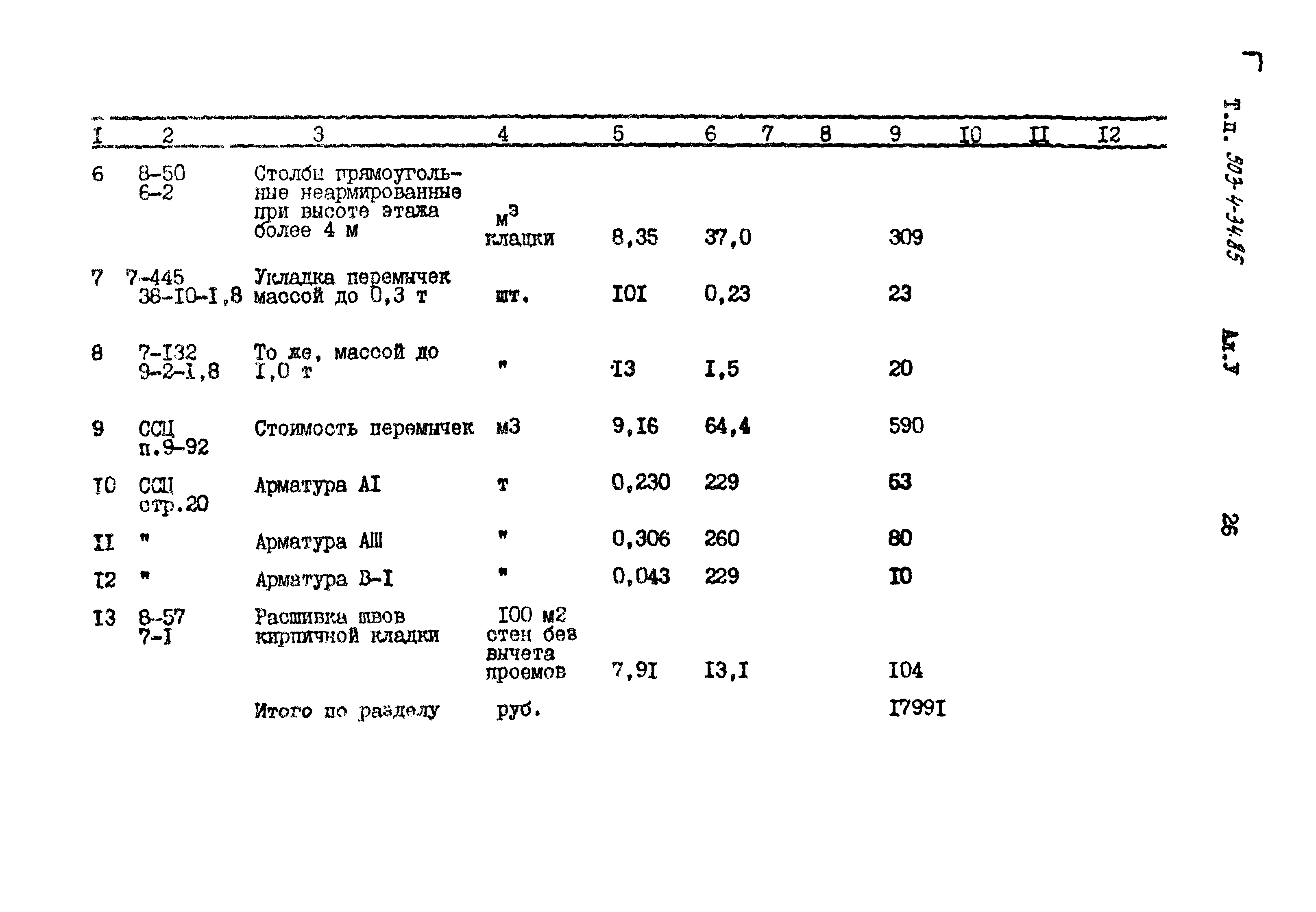 Типовой проект 503-4-34.85