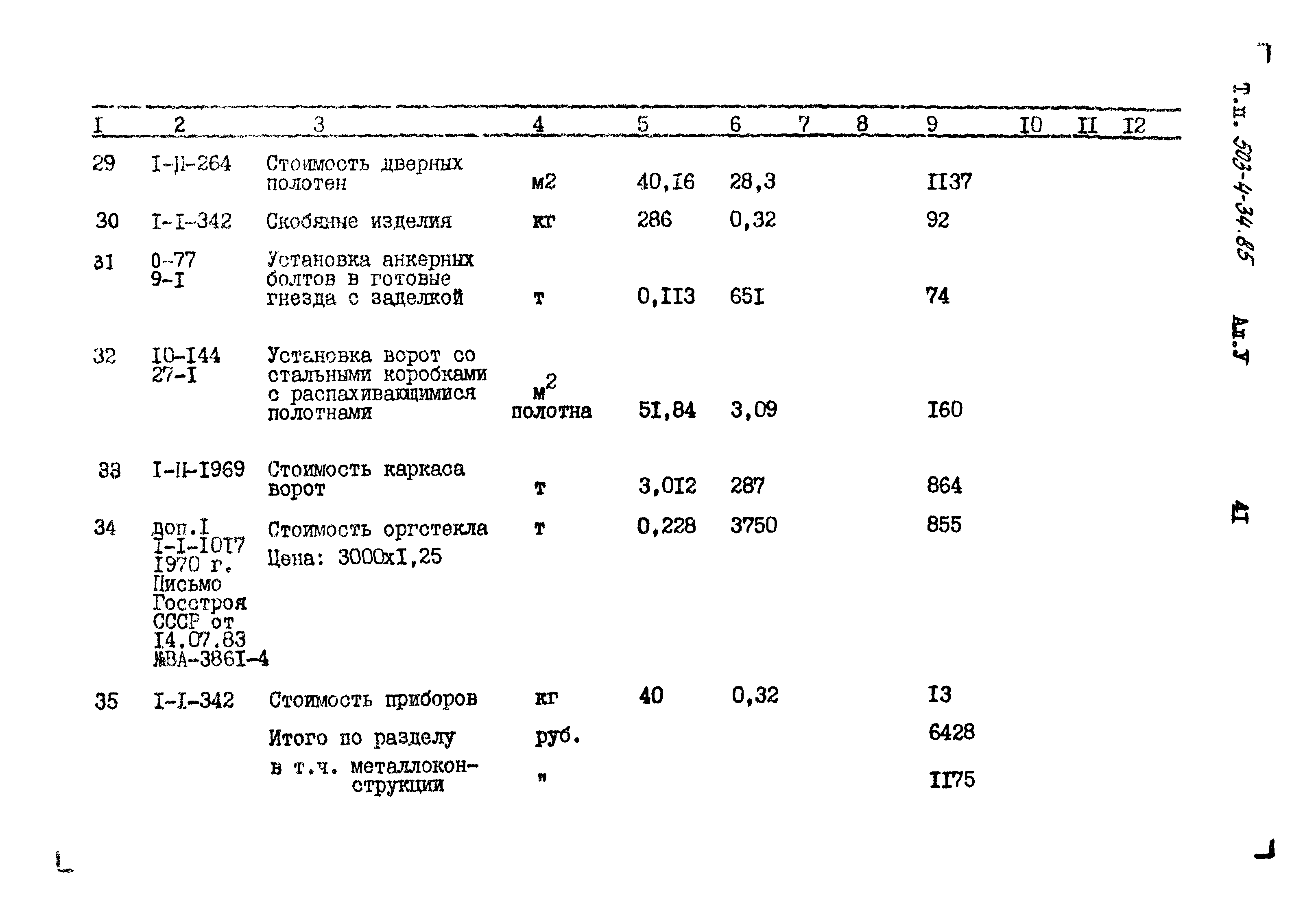 Типовой проект 503-4-34.85