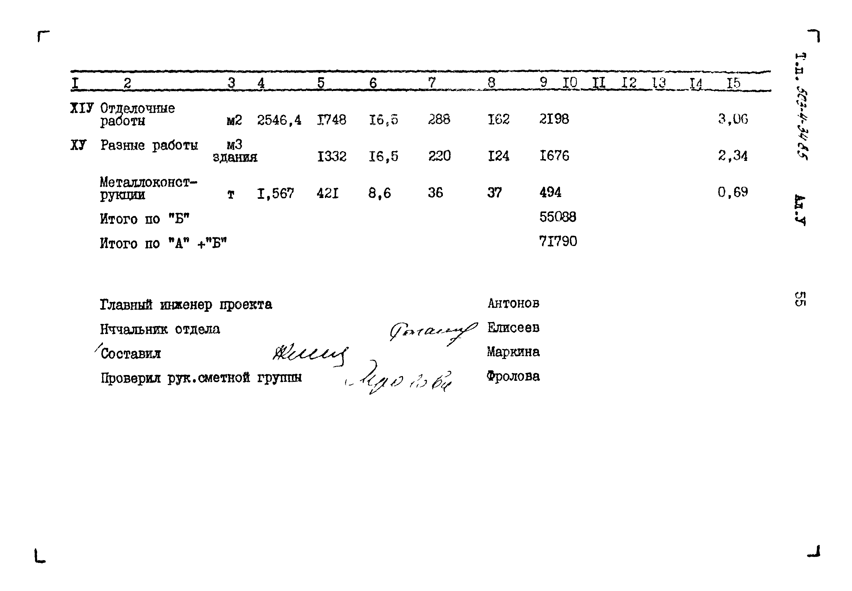 Типовой проект 503-4-34.85