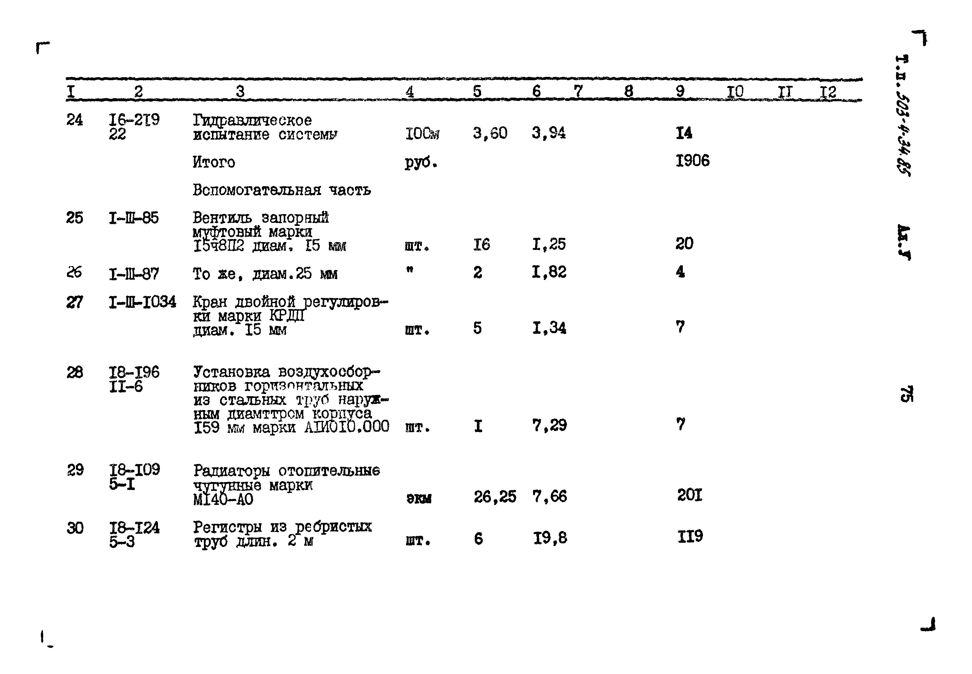 Типовой проект 503-4-34.85