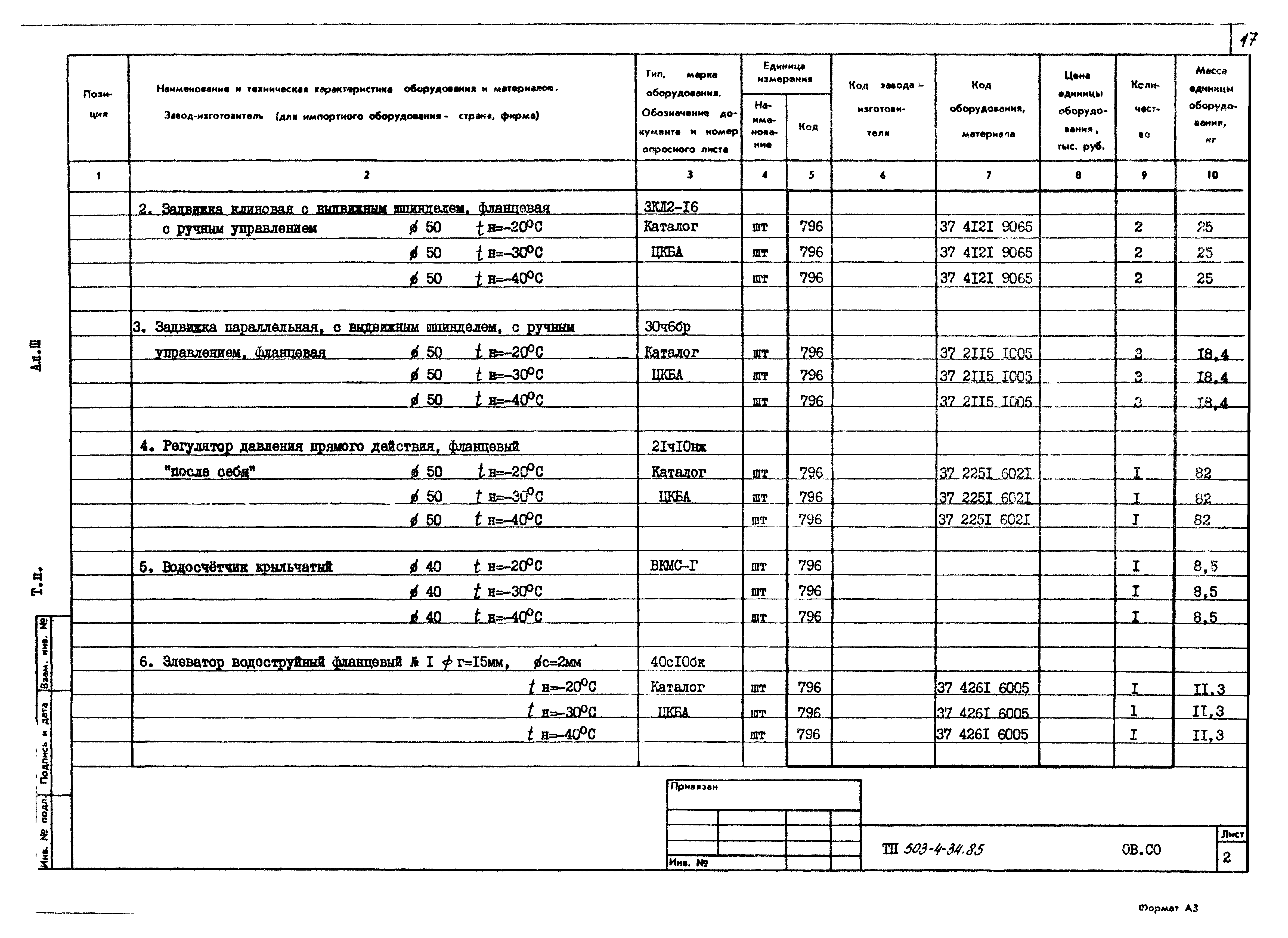 Типовой проект 503-4-34.85