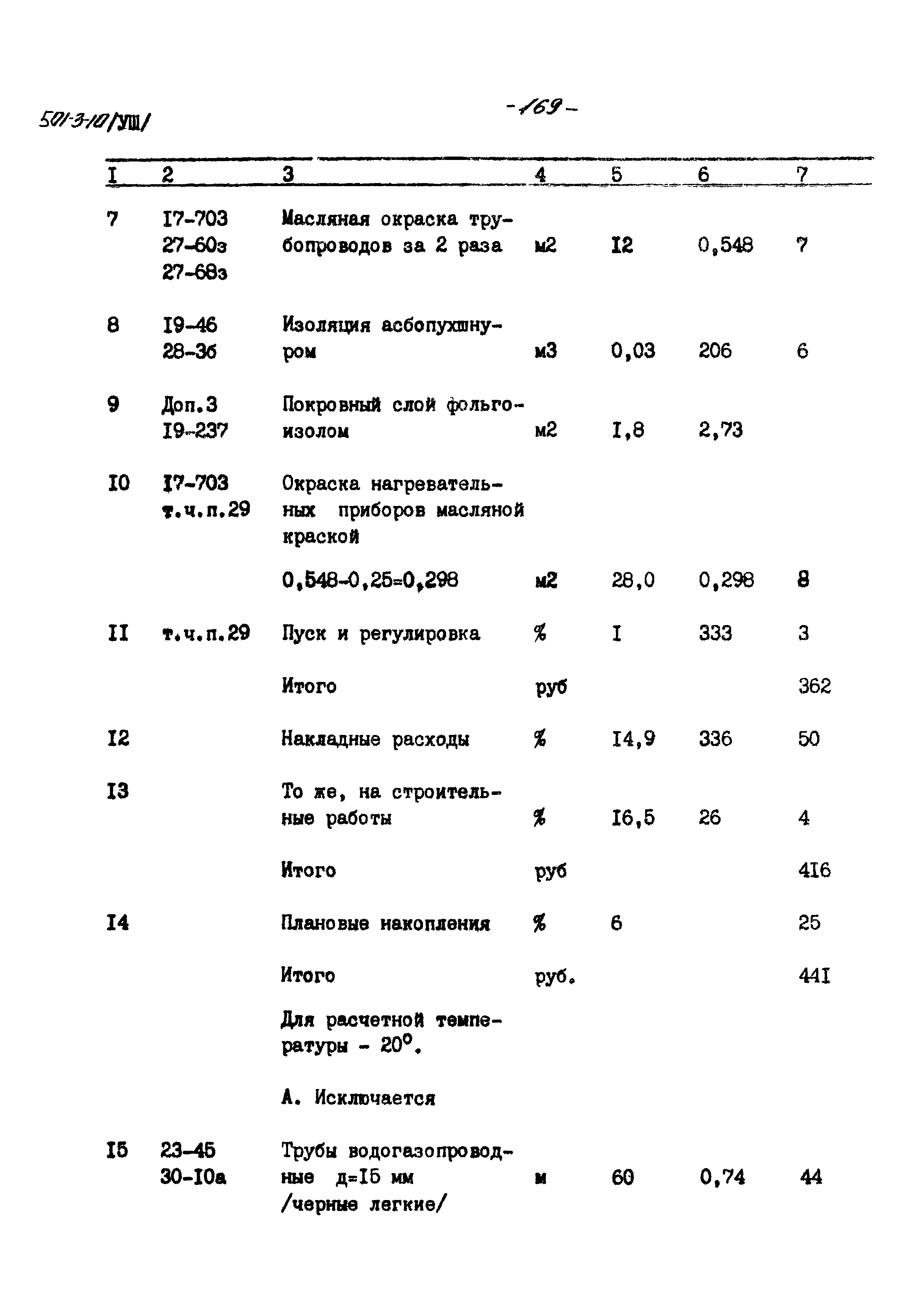 Типовой проект 501-3-10