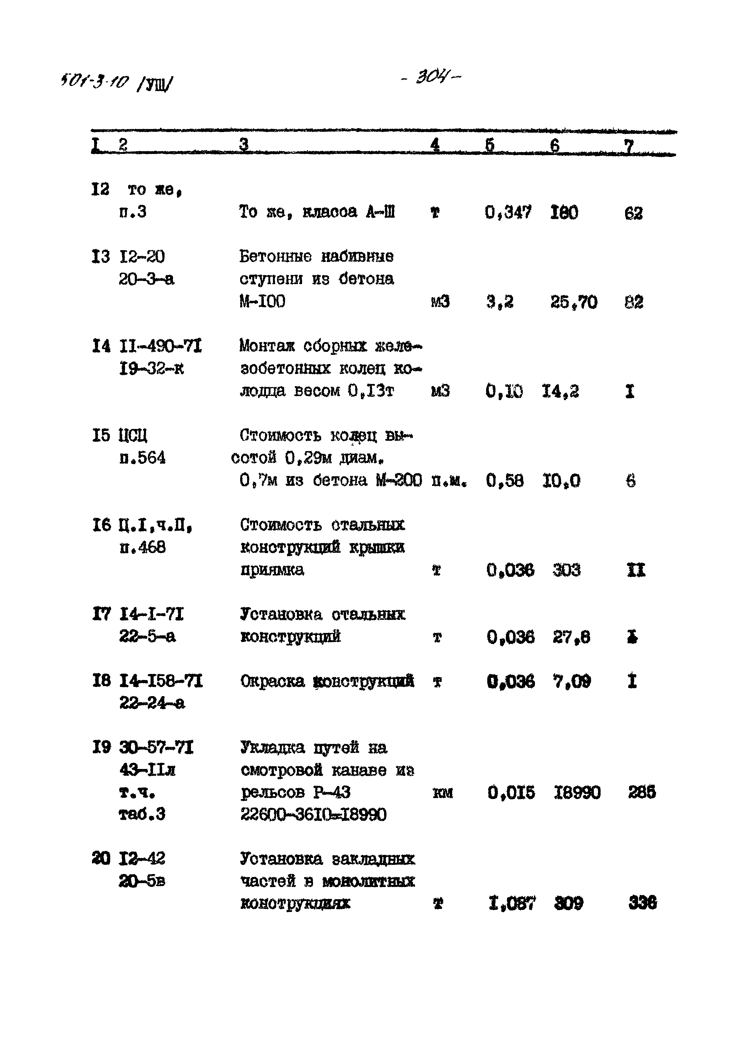 Типовой проект 501-3-10