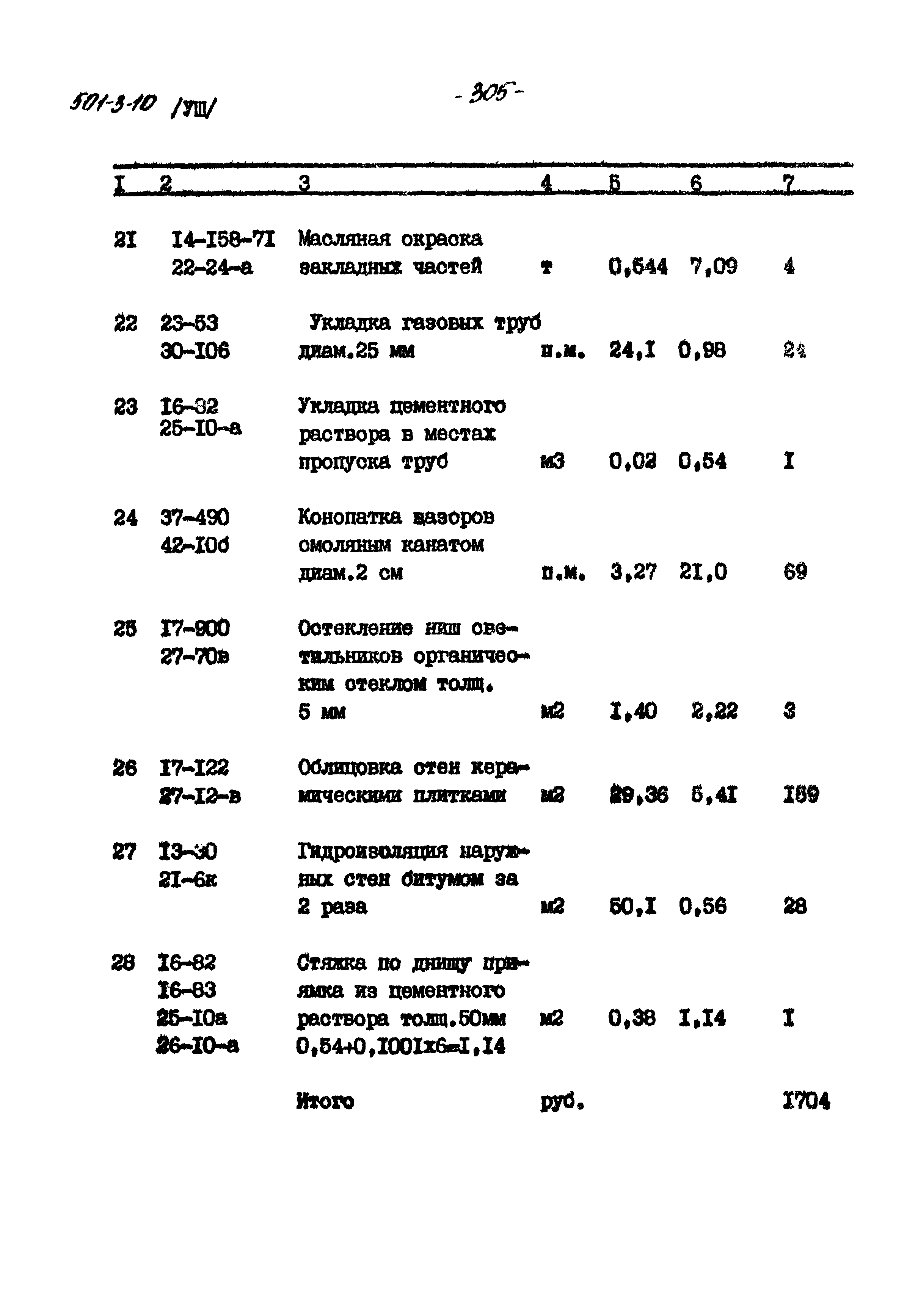 Типовой проект 501-3-10