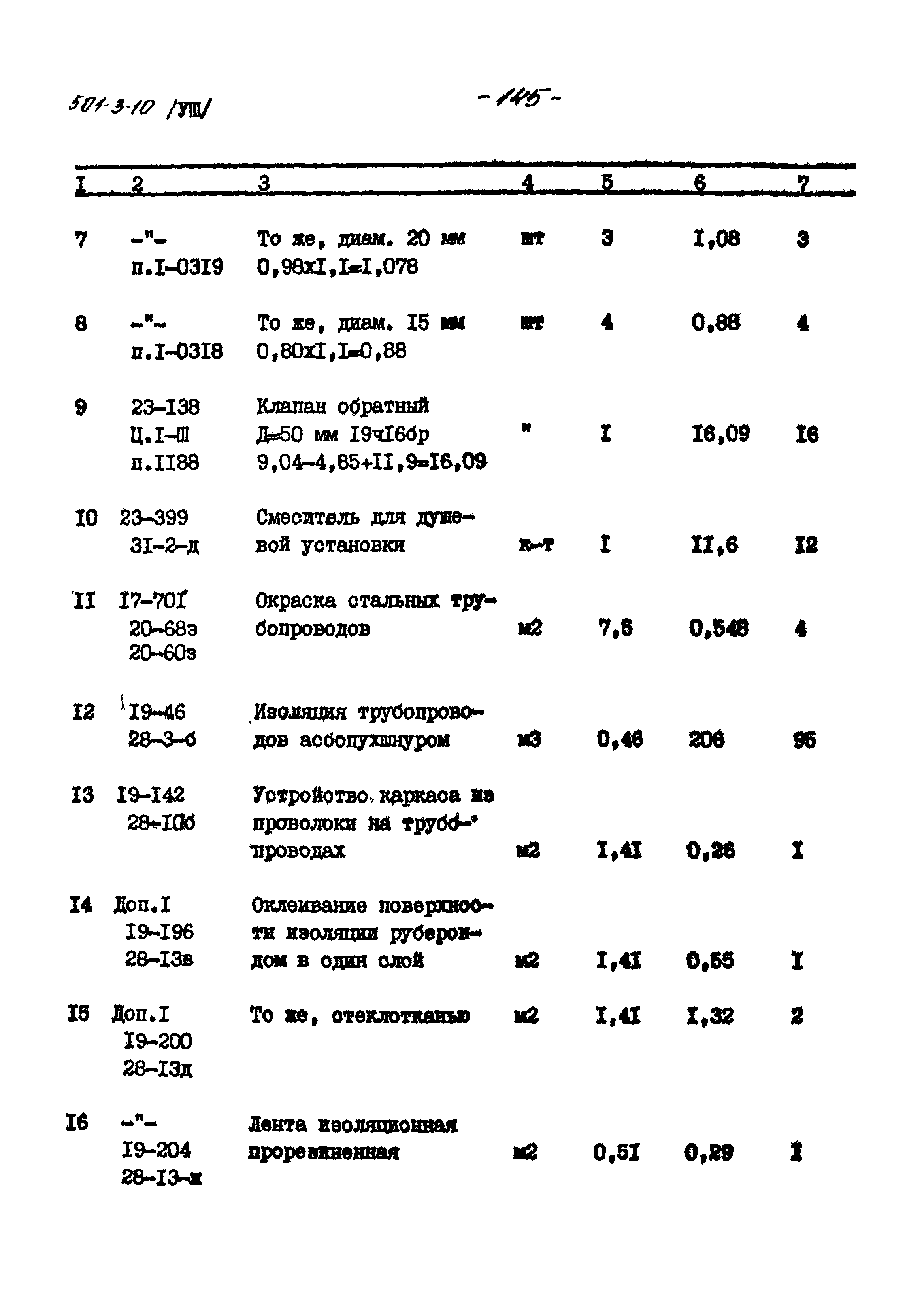 Типовой проект 501-3-10