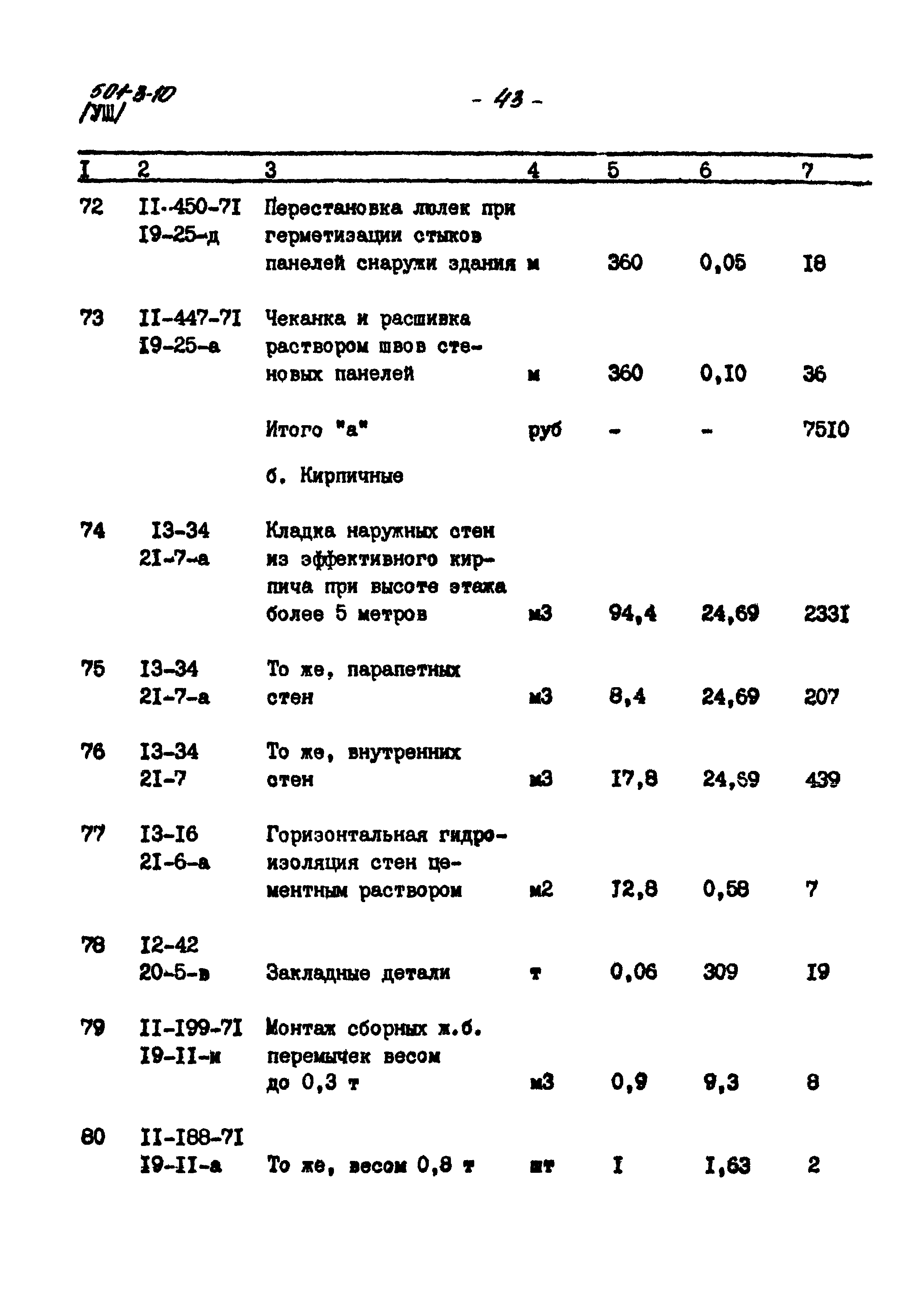 Типовой проект 501-3-10