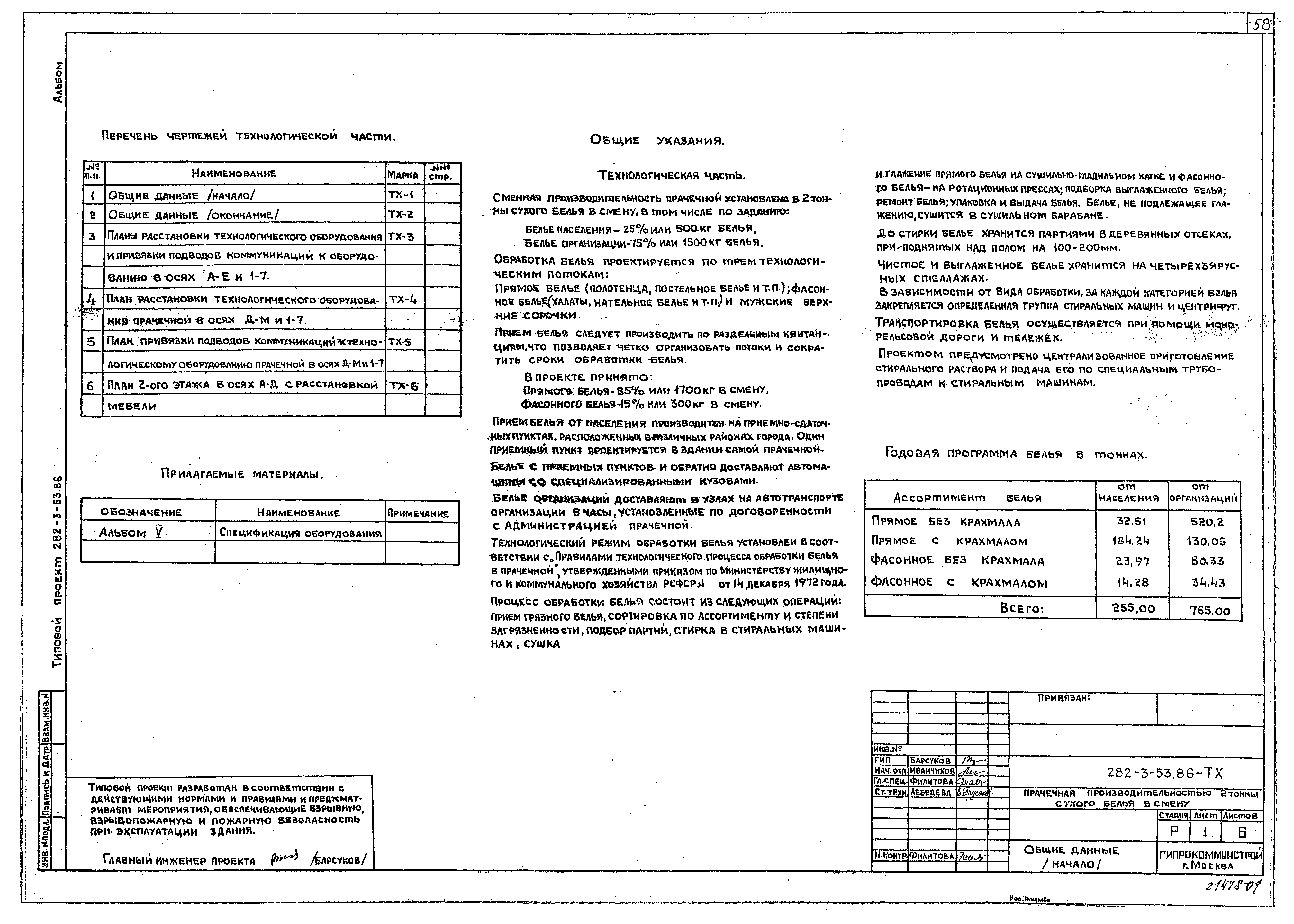 Типовой проект 282-3-53.86