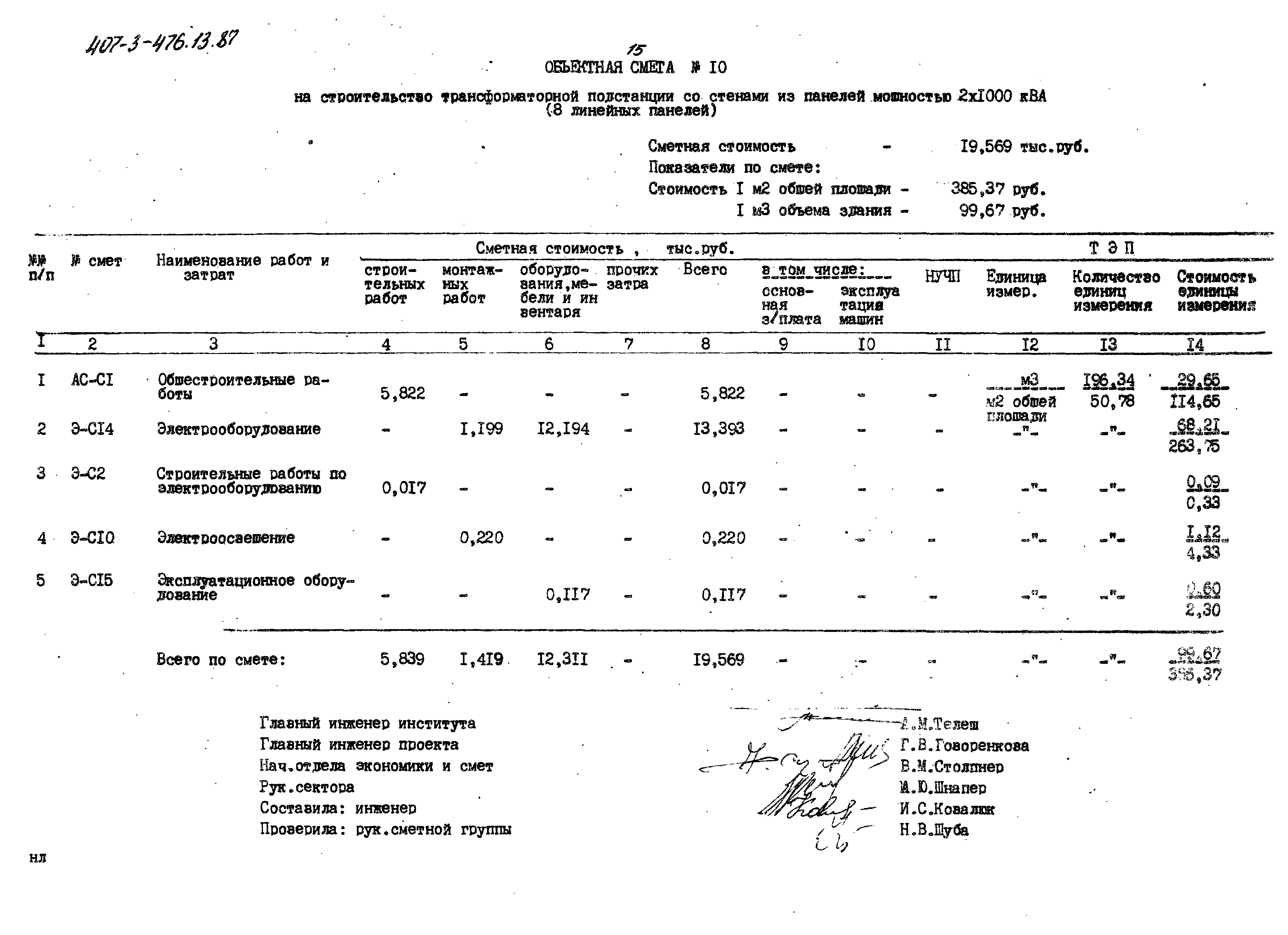 Типовой проект 407-3-476.13.87