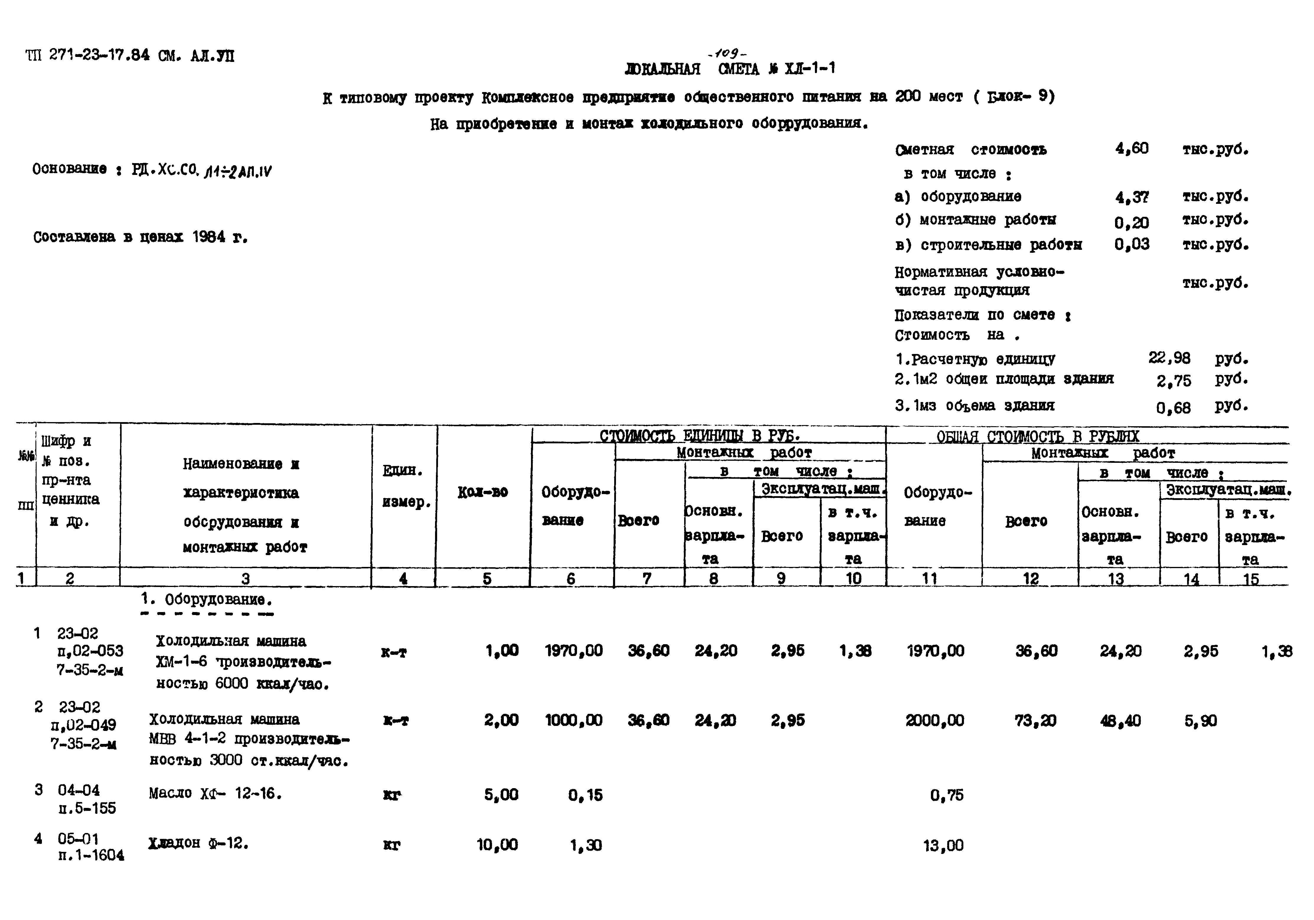 Типовой проект 271-23-17.84