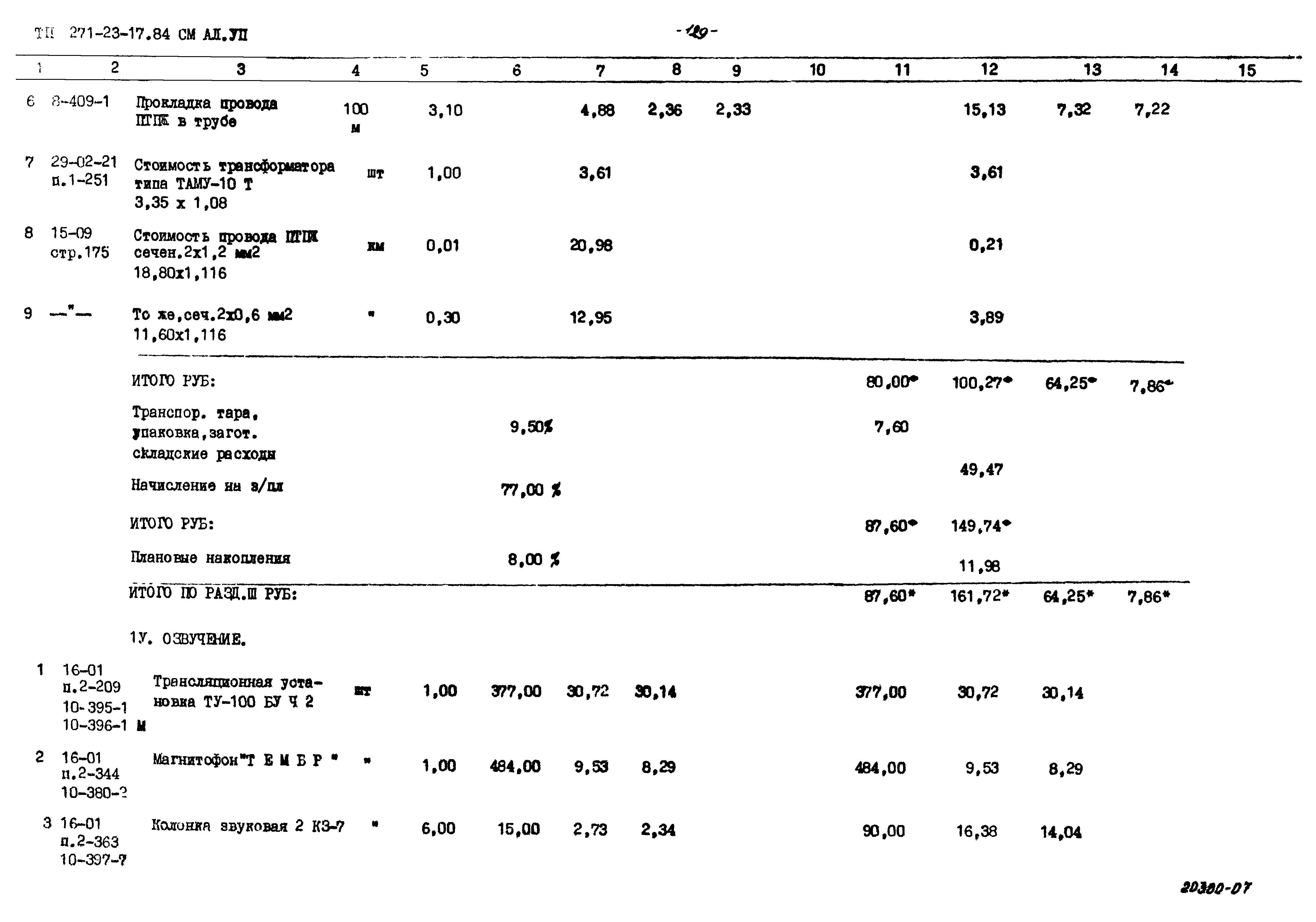 Типовой проект 271-23-17.84