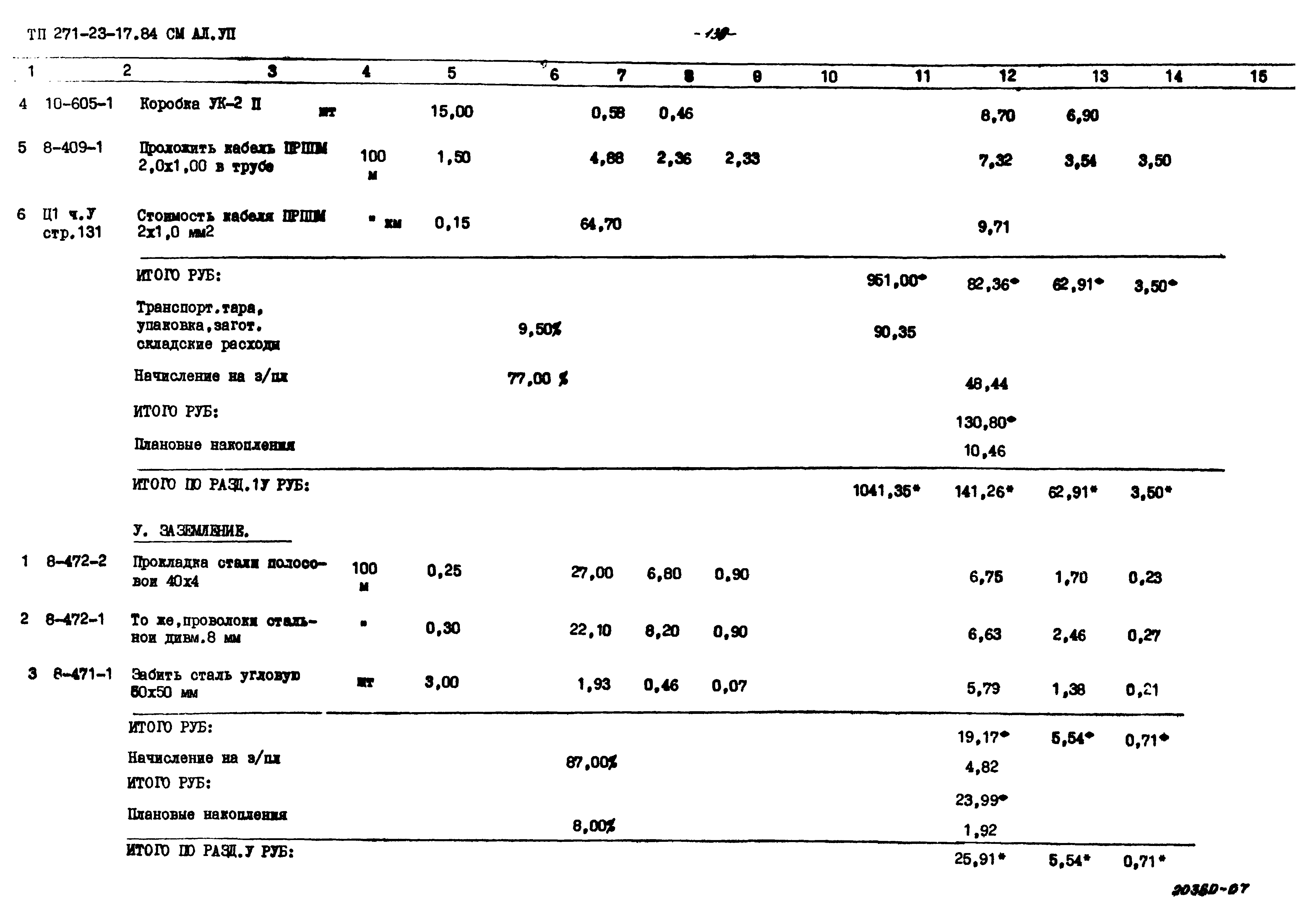 Типовой проект 271-23-17.84