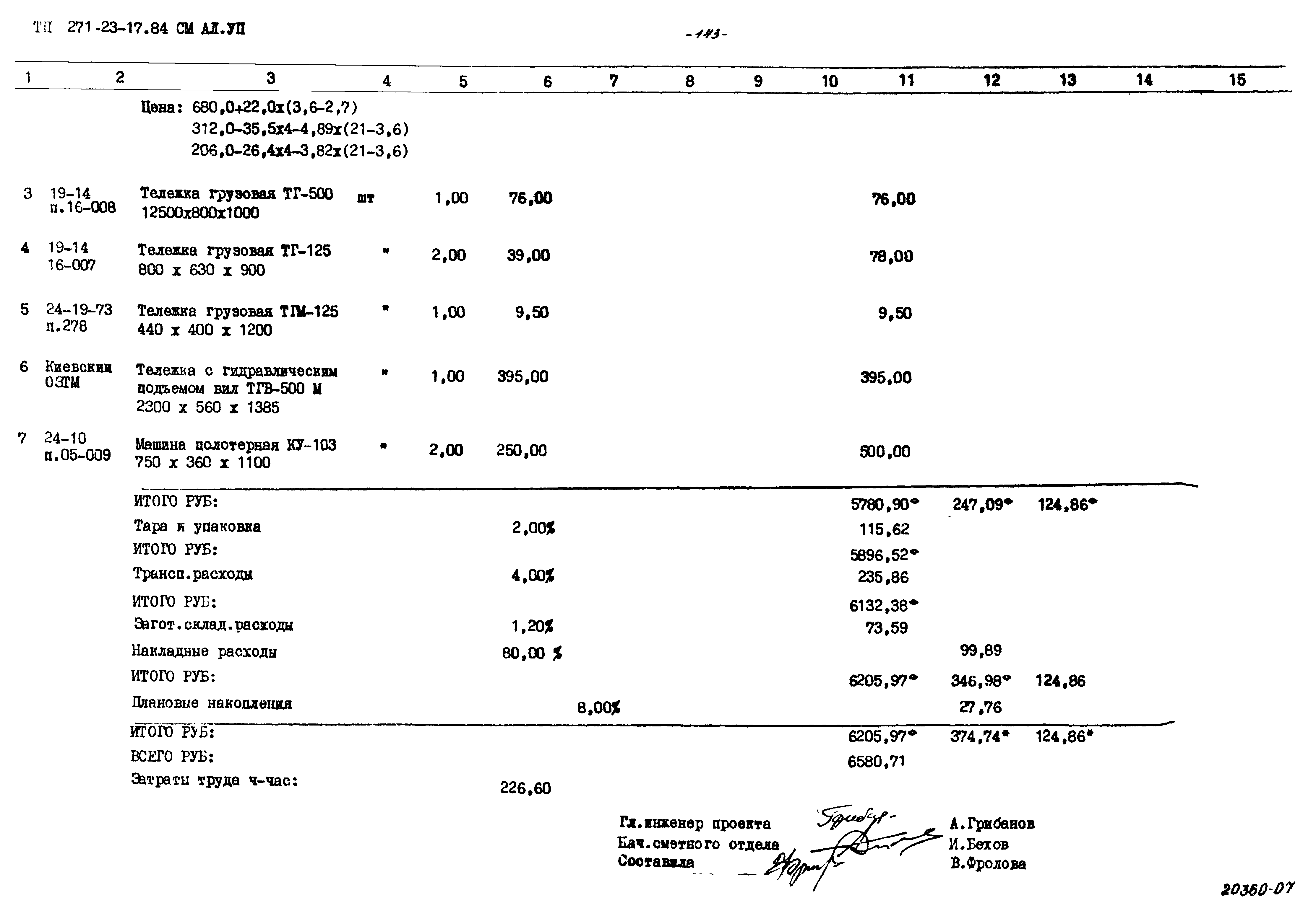 Типовой проект 271-23-17.84