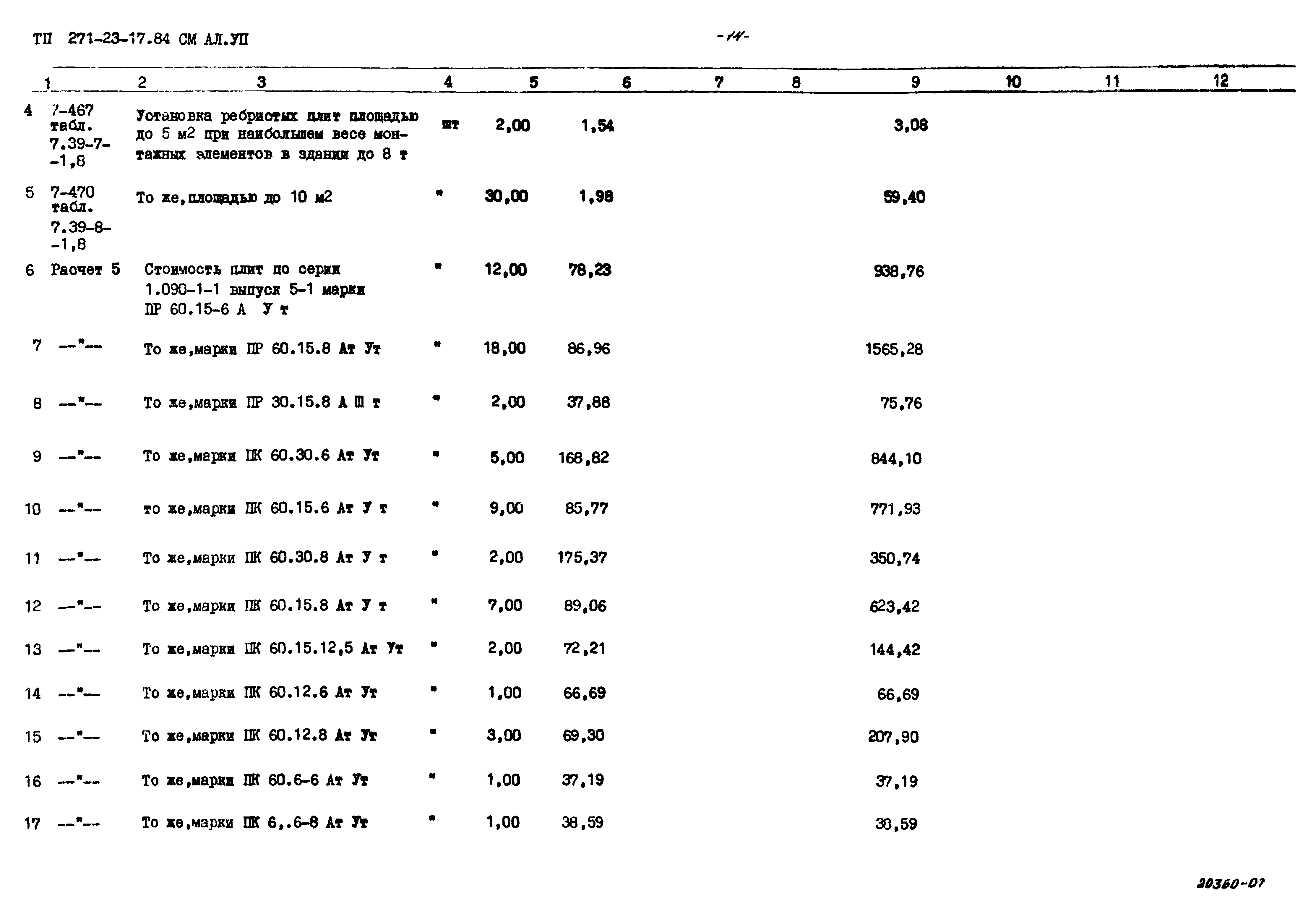 Типовой проект 271-23-17.84