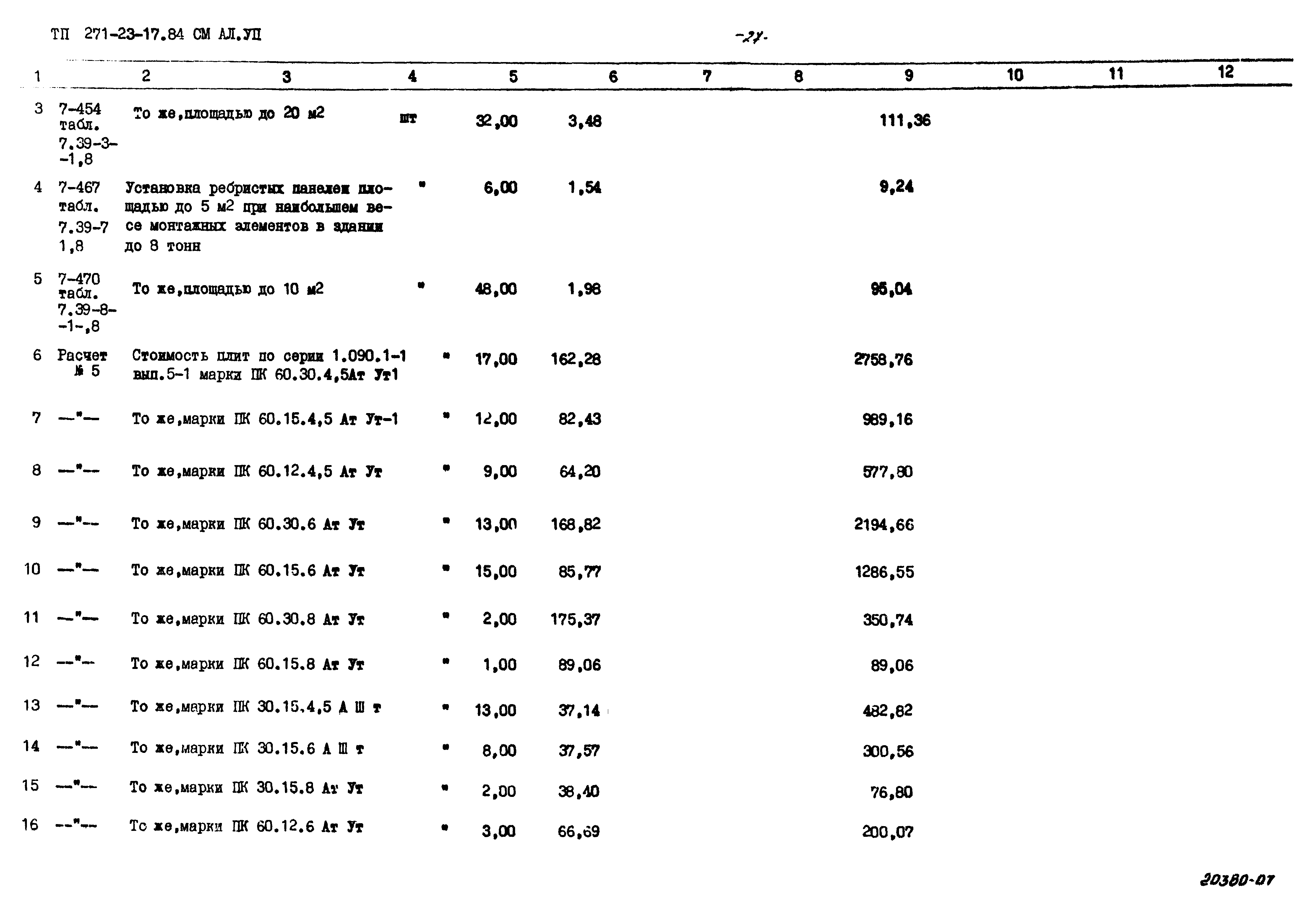 Типовой проект 271-23-17.84