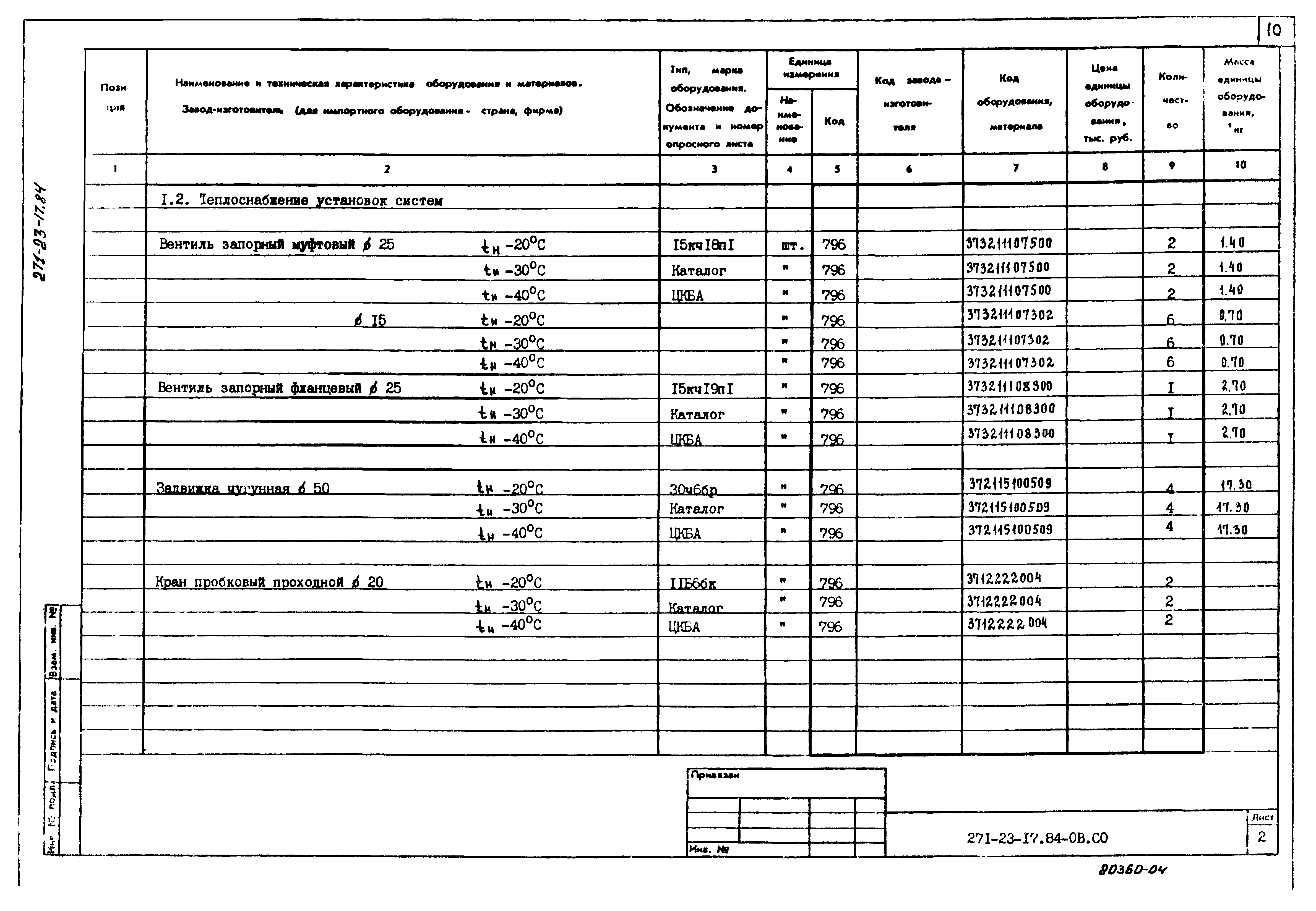 Типовой проект 271-23-17.84