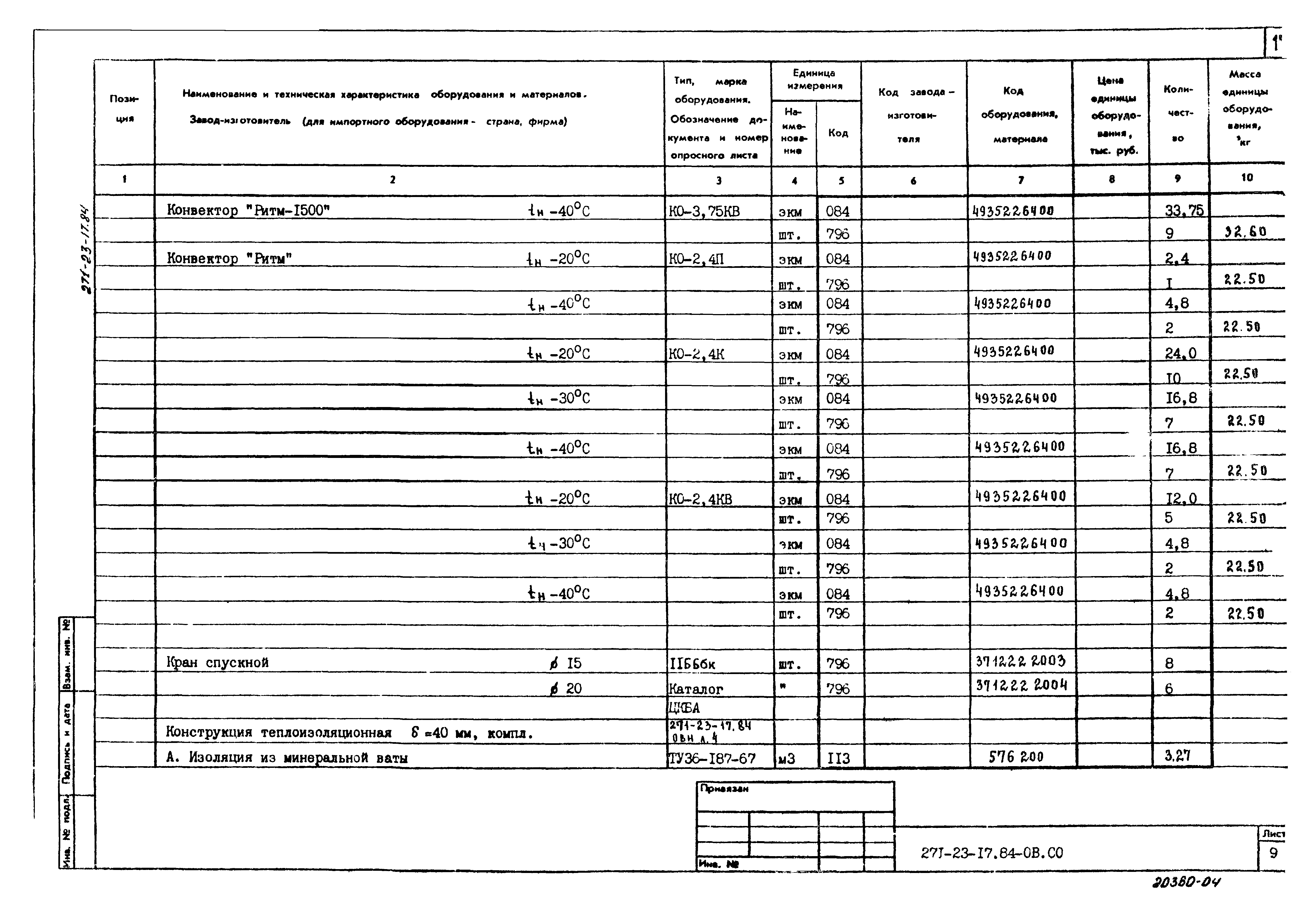 Типовой проект 271-23-17.84