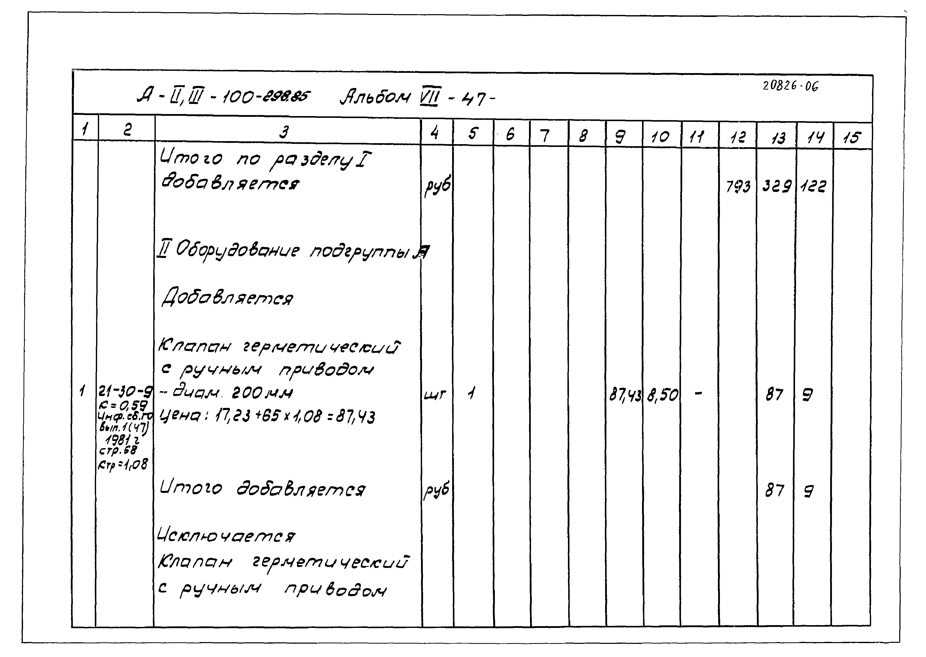 Типовой проект А-II,III-100-298.85