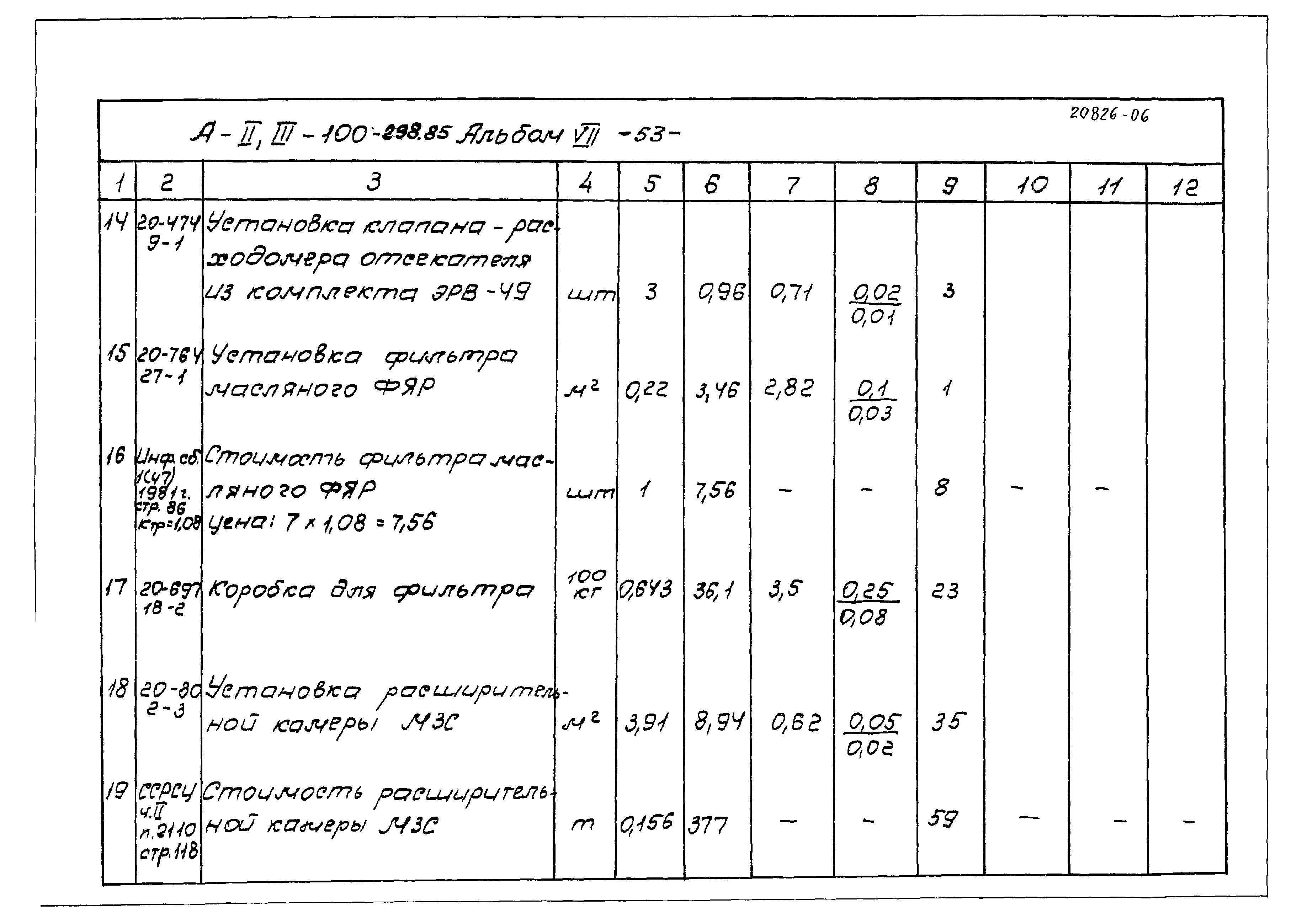 Типовой проект А-II,III-100-298.85