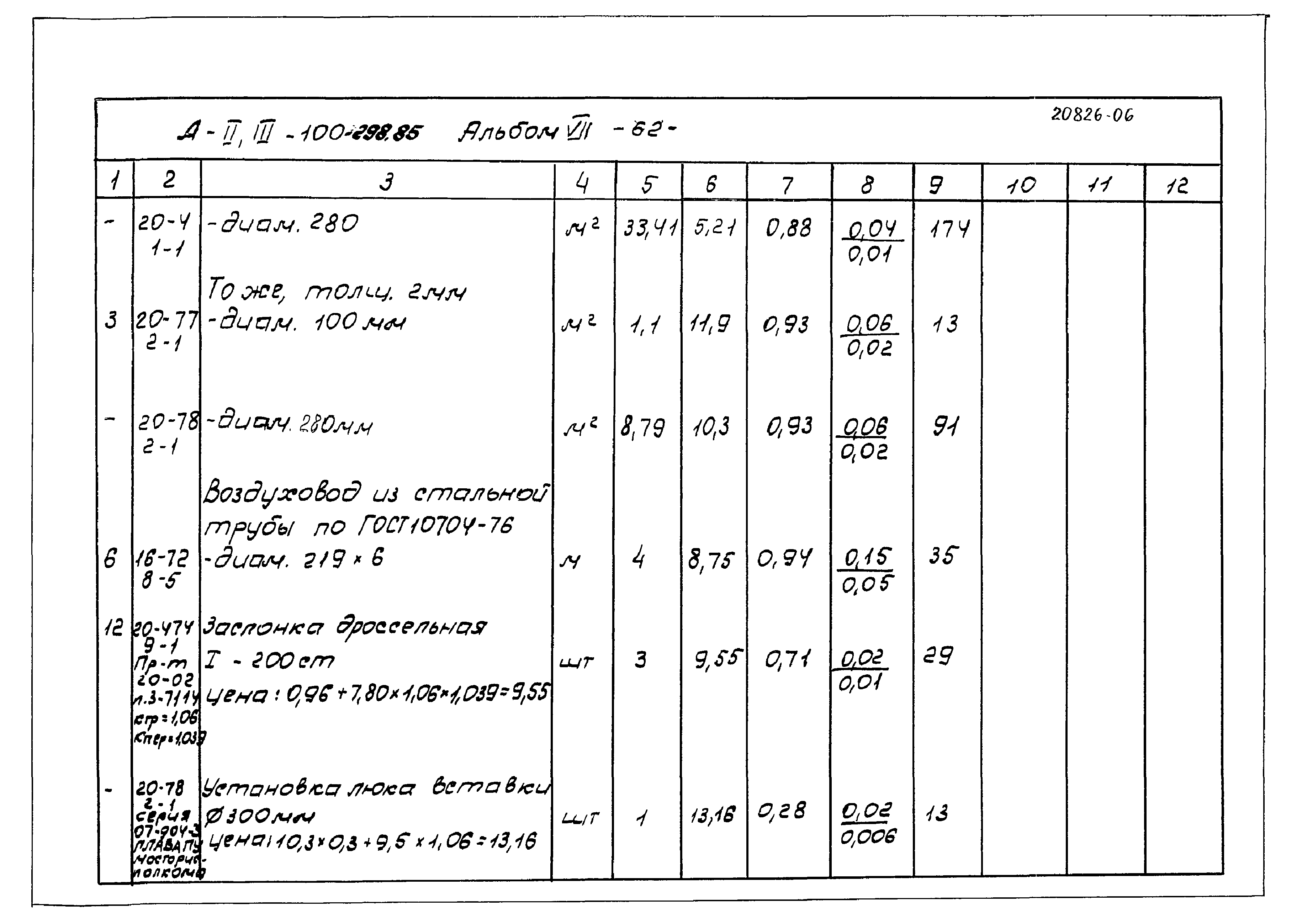 Типовой проект А-II,III-100-298.85