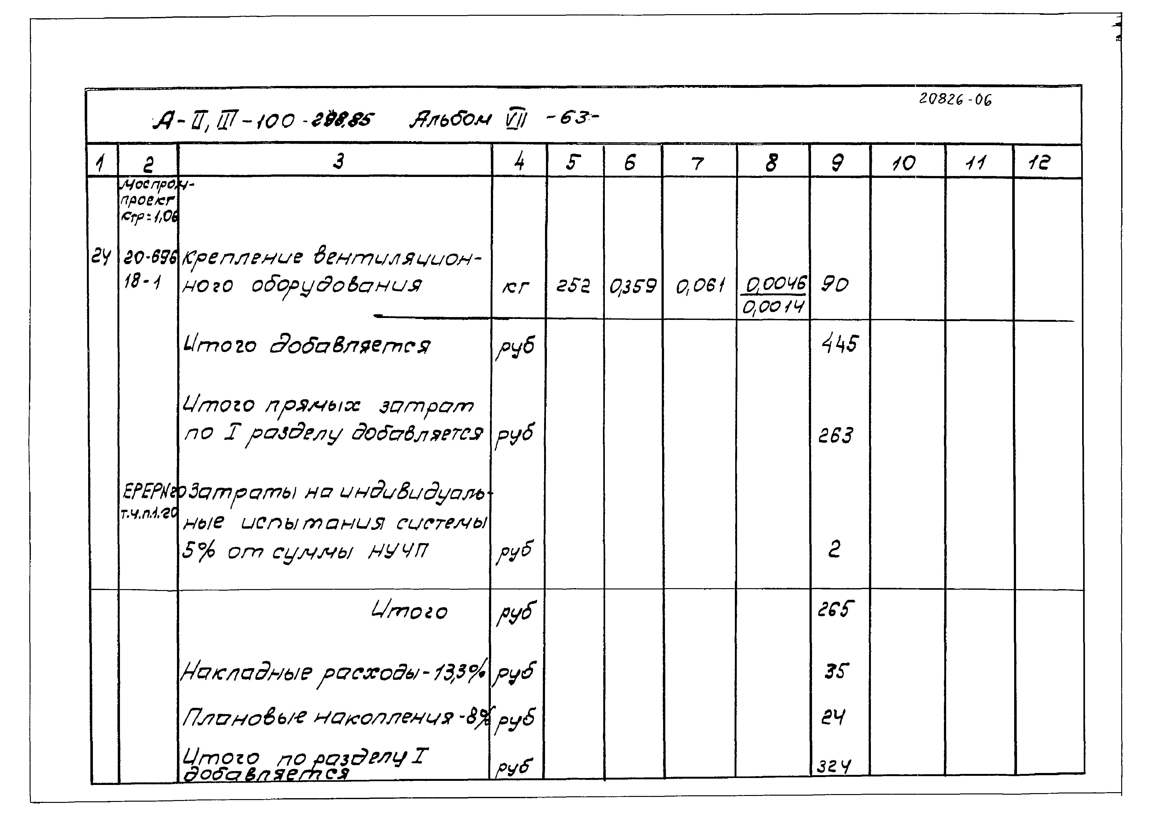 Типовой проект А-II,III-100-298.85