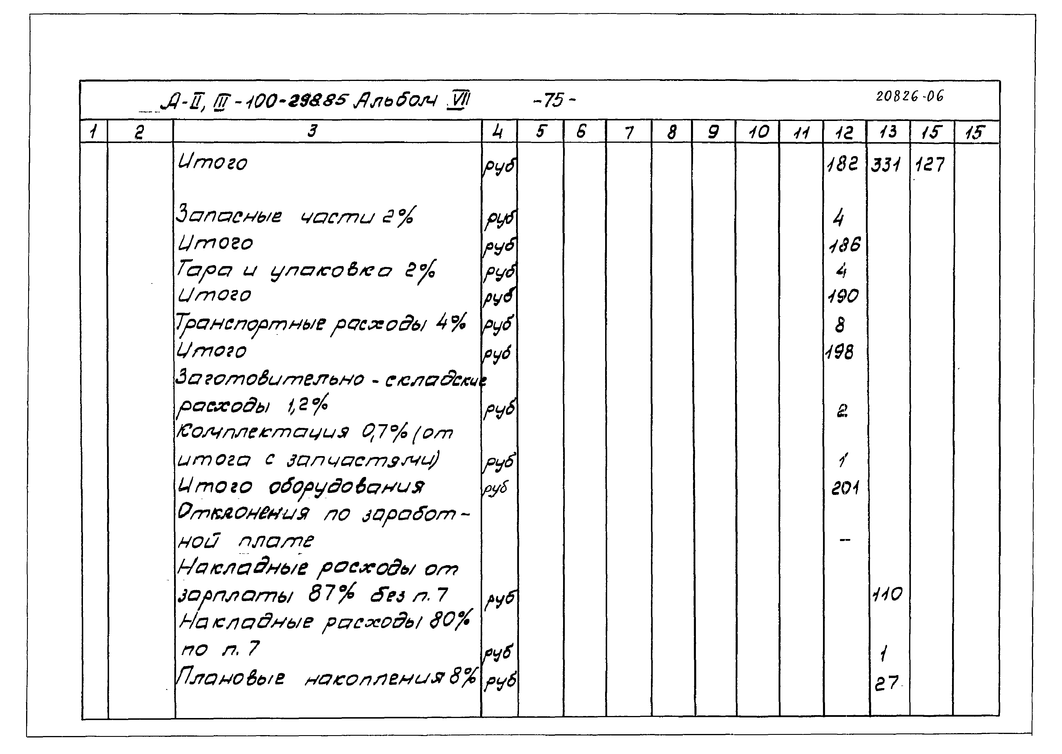 Типовой проект А-II,III-100-298.85