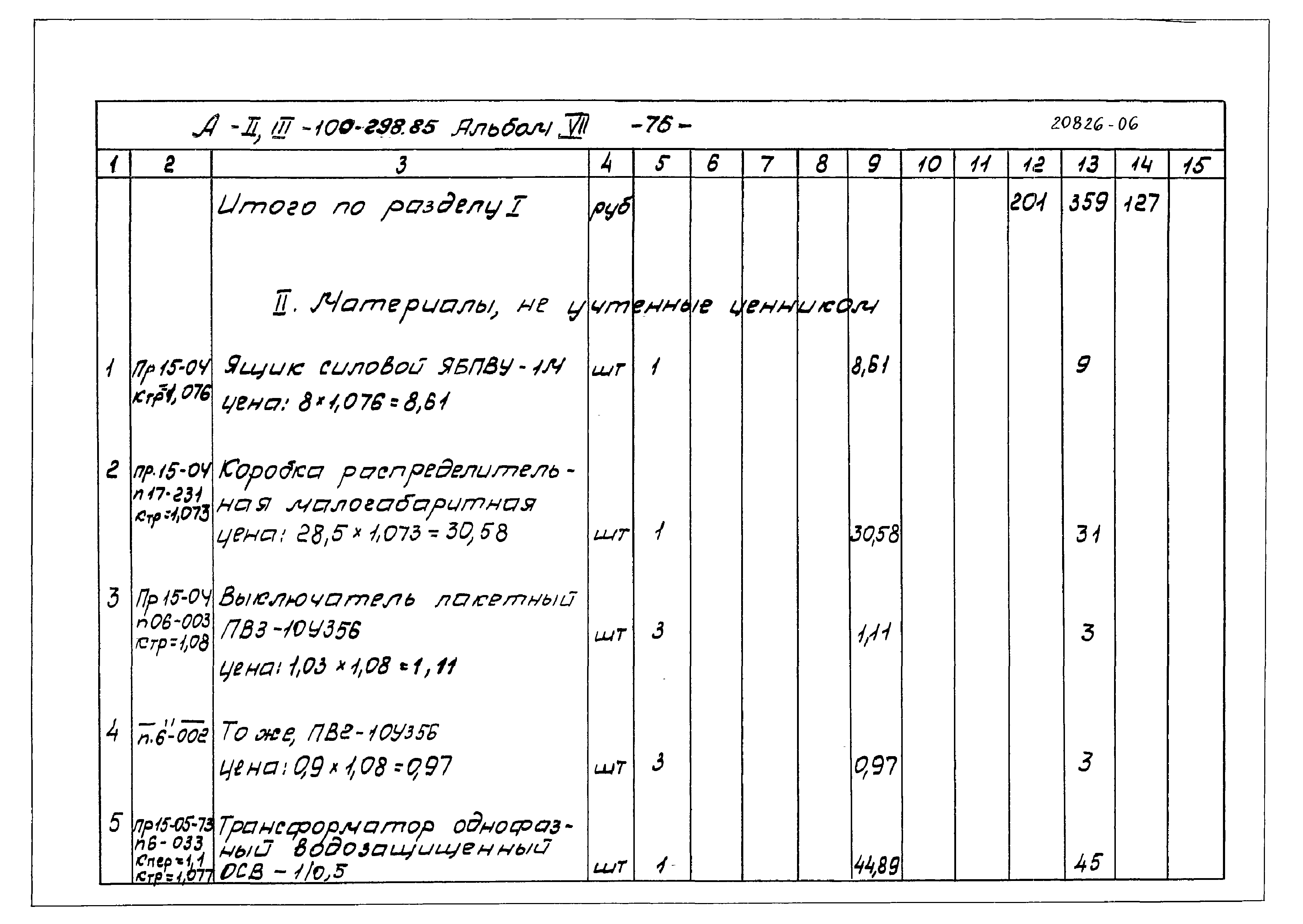 Типовой проект А-II,III-100-298.85