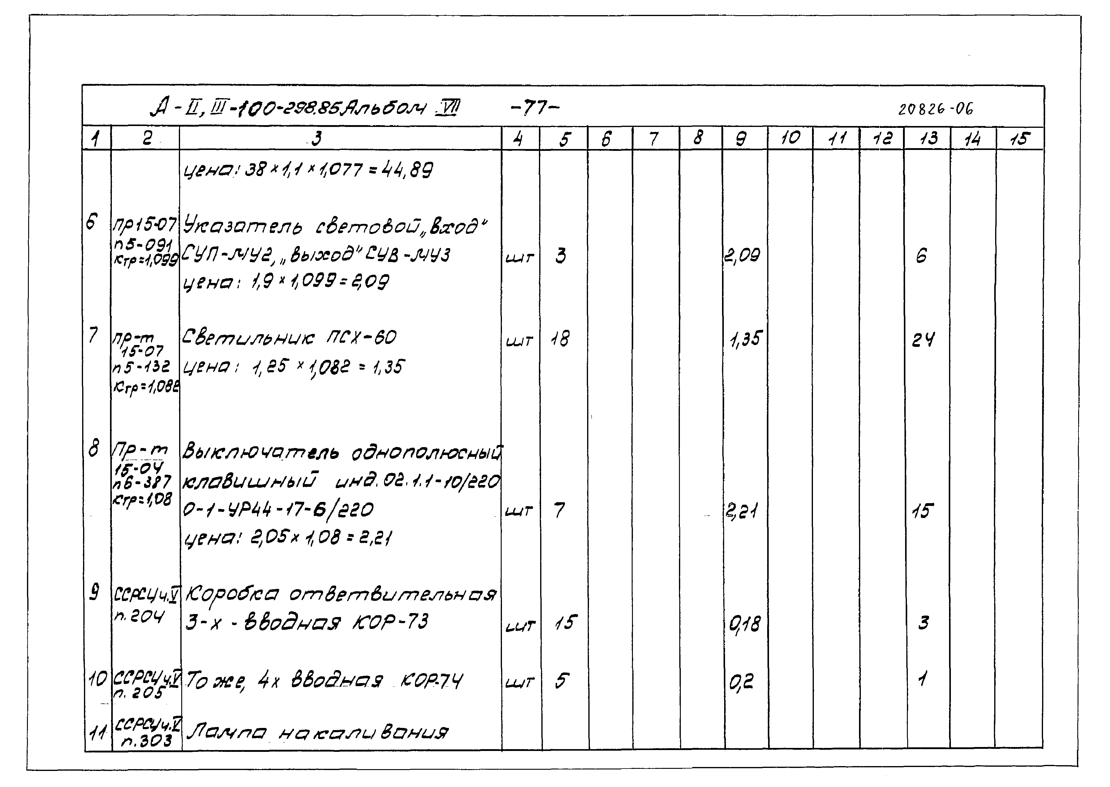 Типовой проект А-II,III-100-298.85