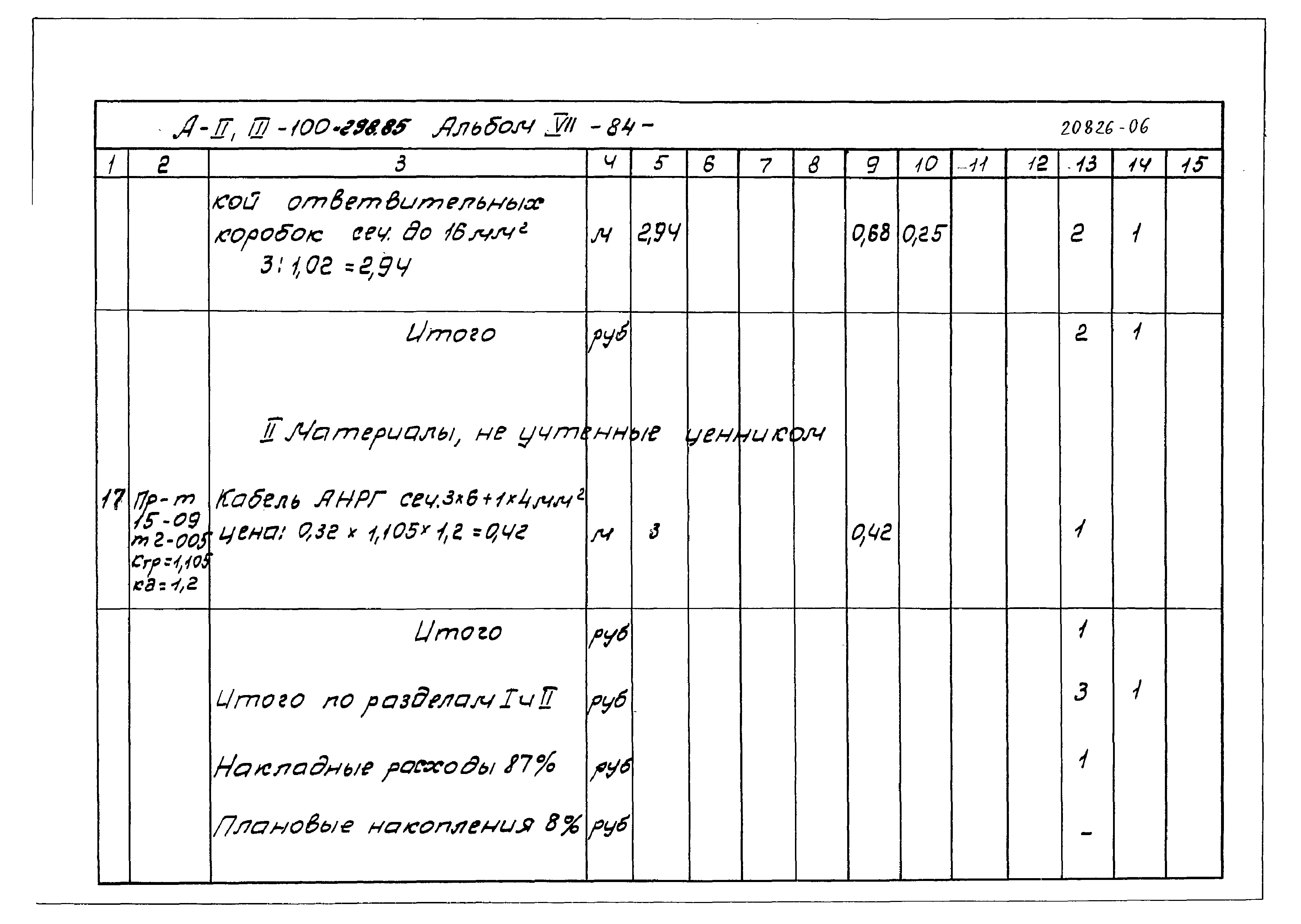 Типовой проект А-II,III-100-298.85