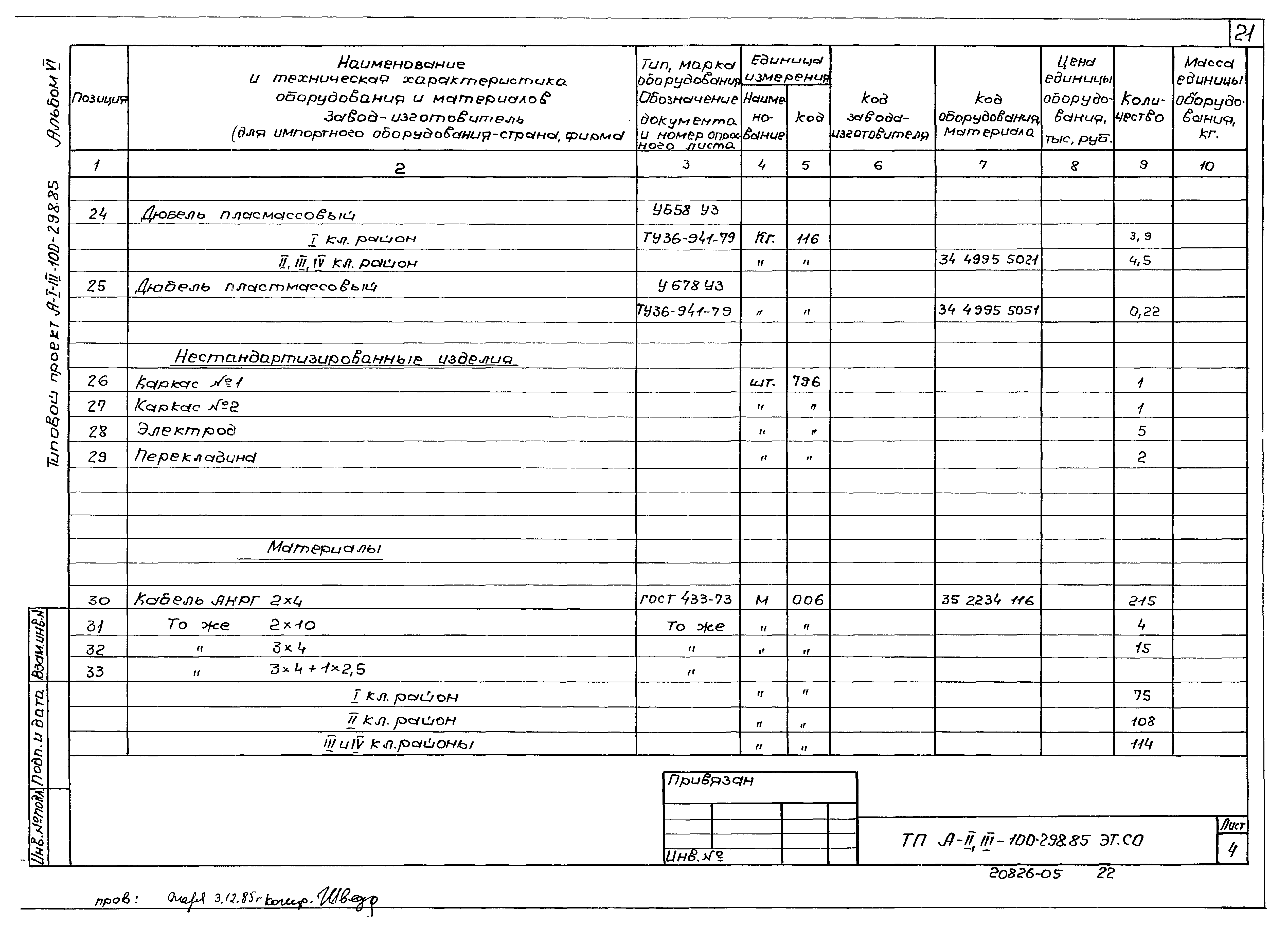 Типовой проект А-II,III-100-298.85