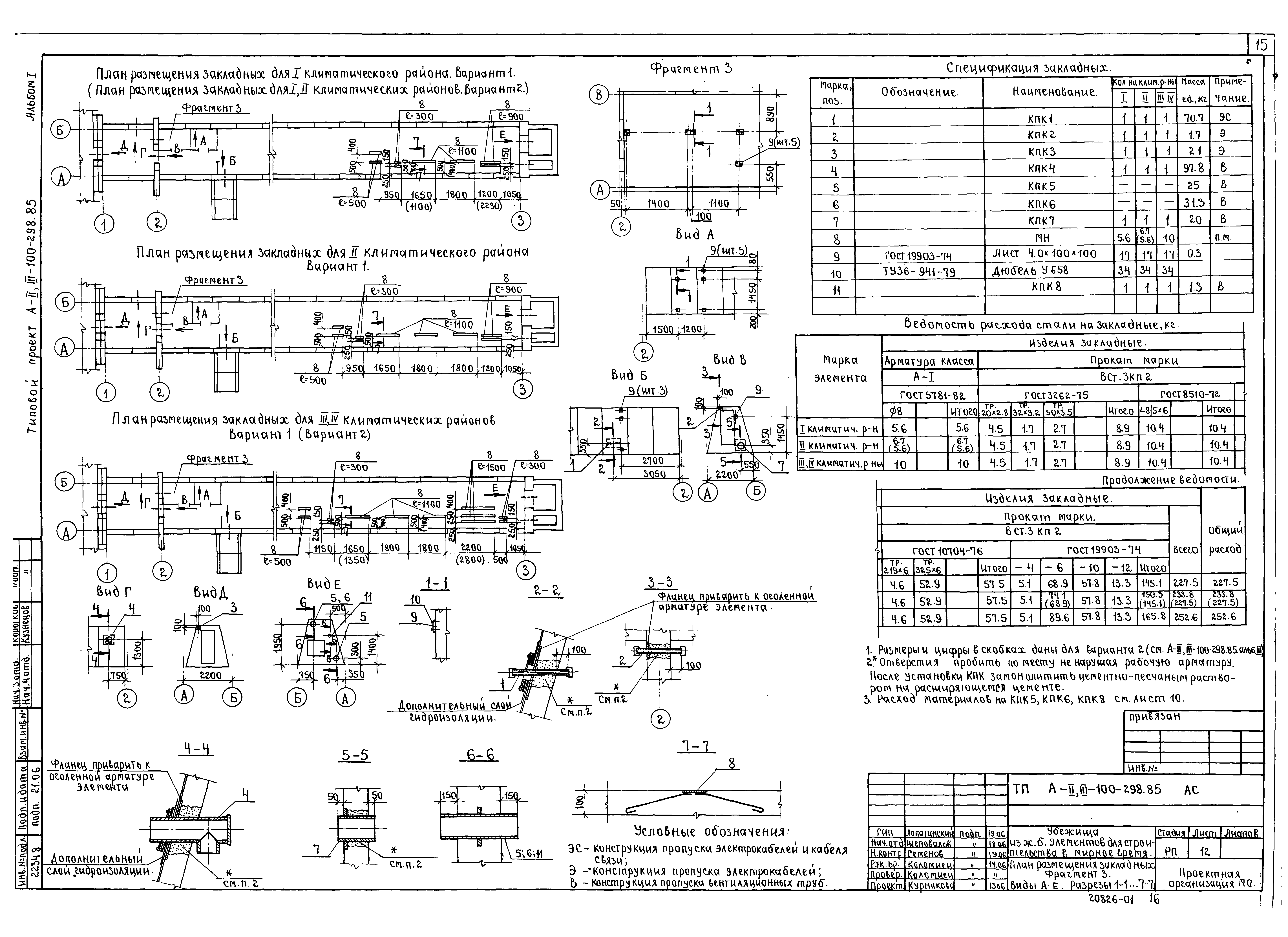 Типовой проект А-II,III-100-298.85