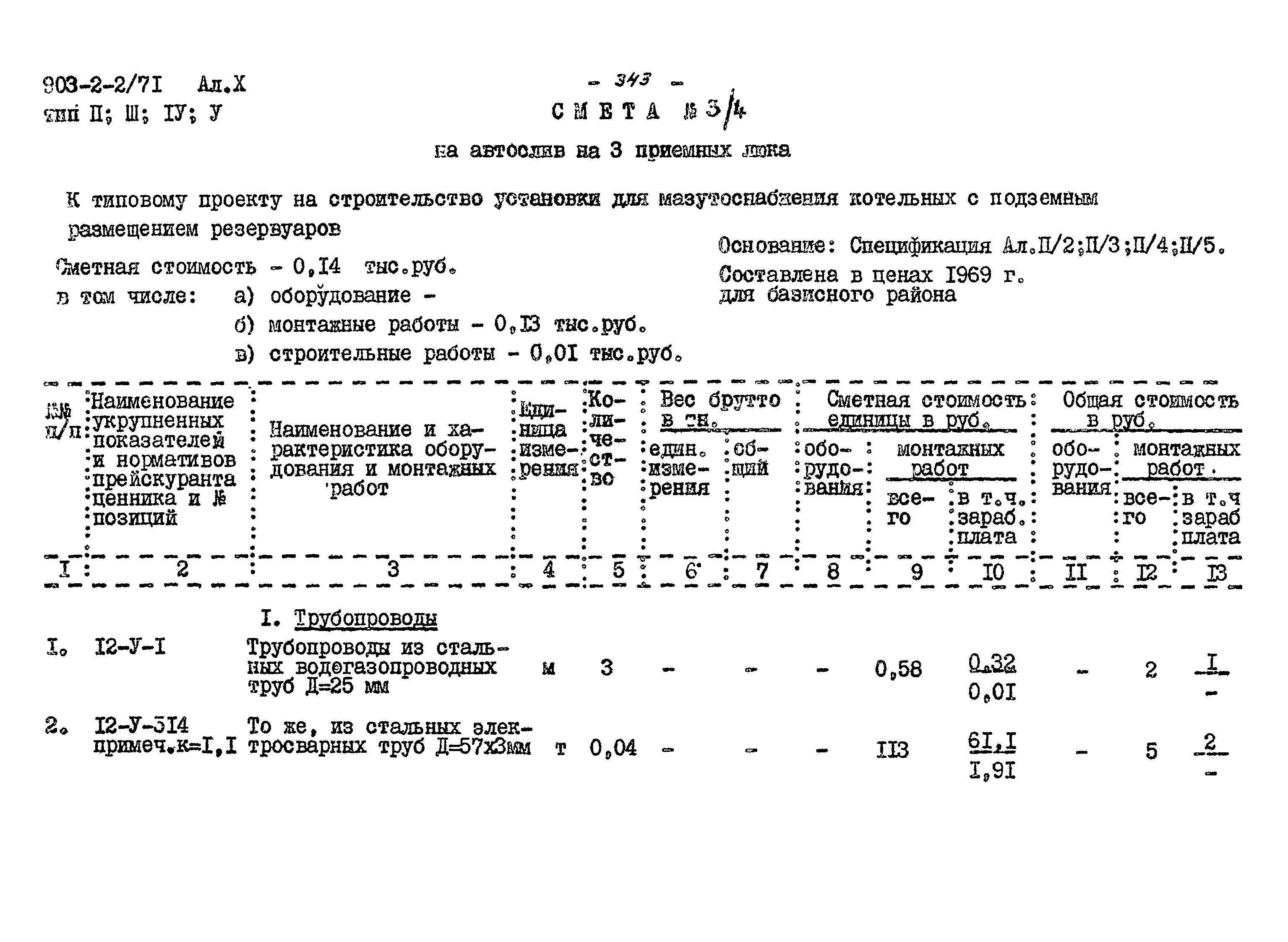Типовой проект 903-2-2/71