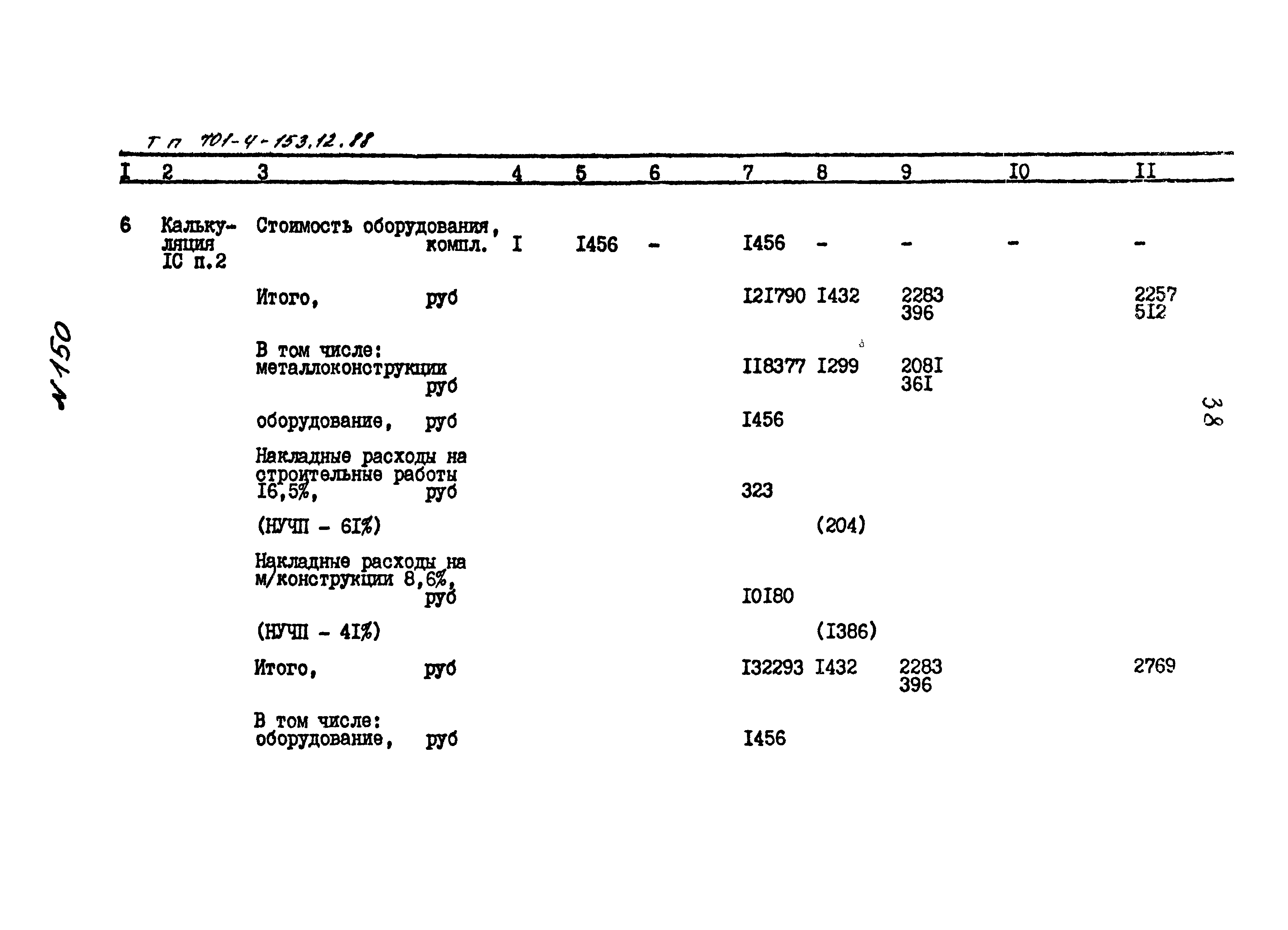 Типовой проект 701-4-153.12.88