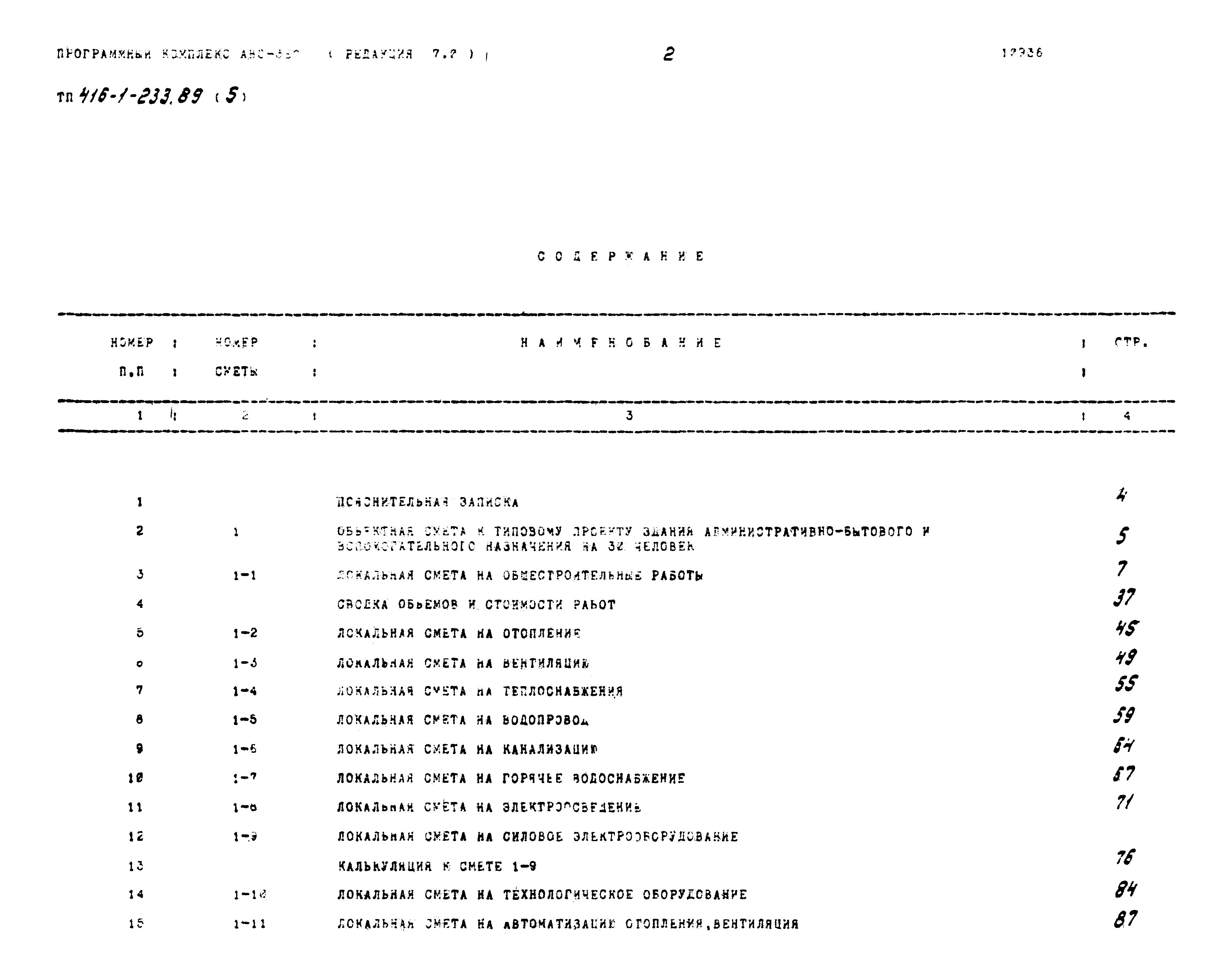 Типовой проект 416-1-233.89