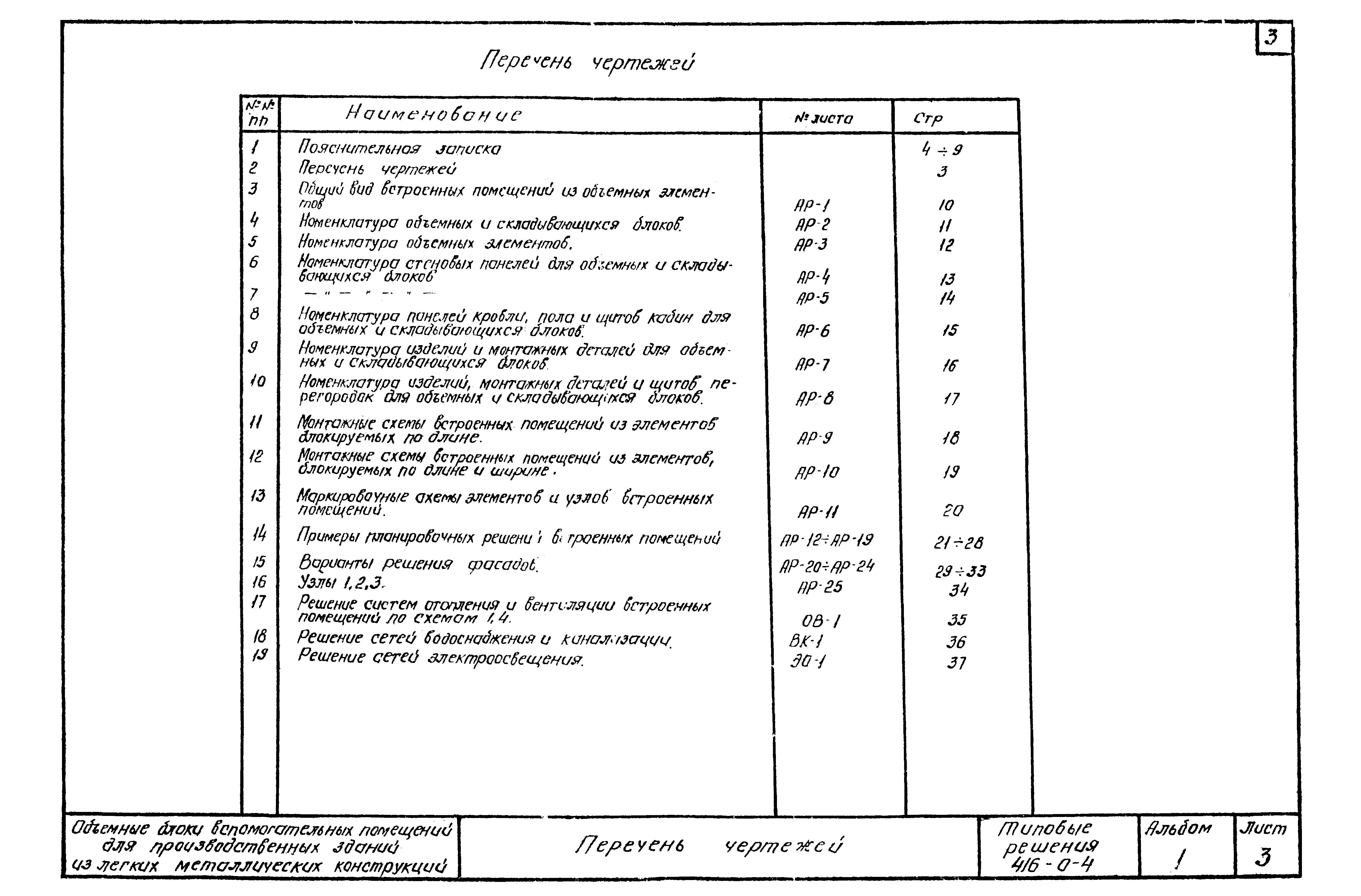 Серия 416-0-4