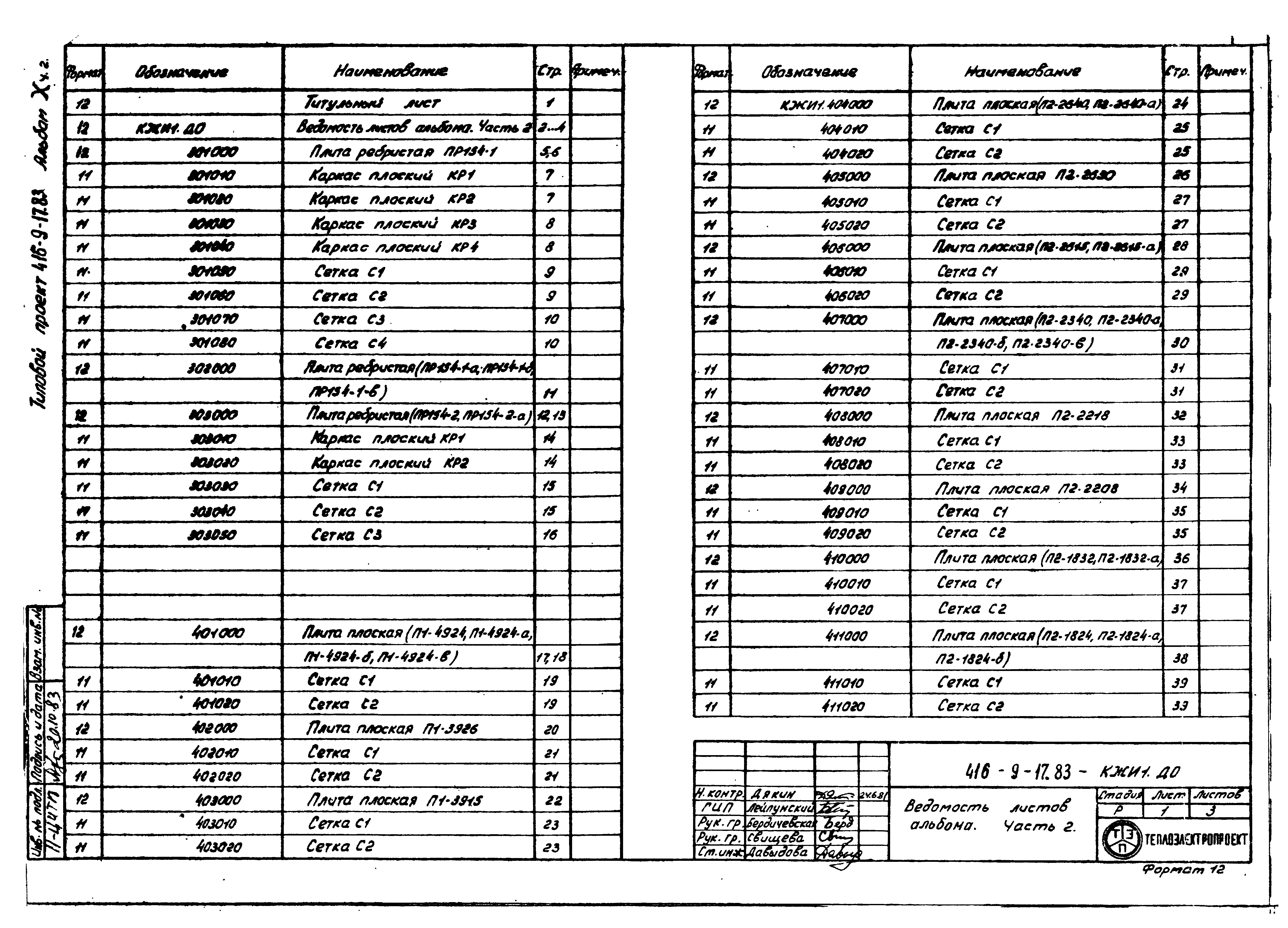 Типовой проект 416-9-17.83