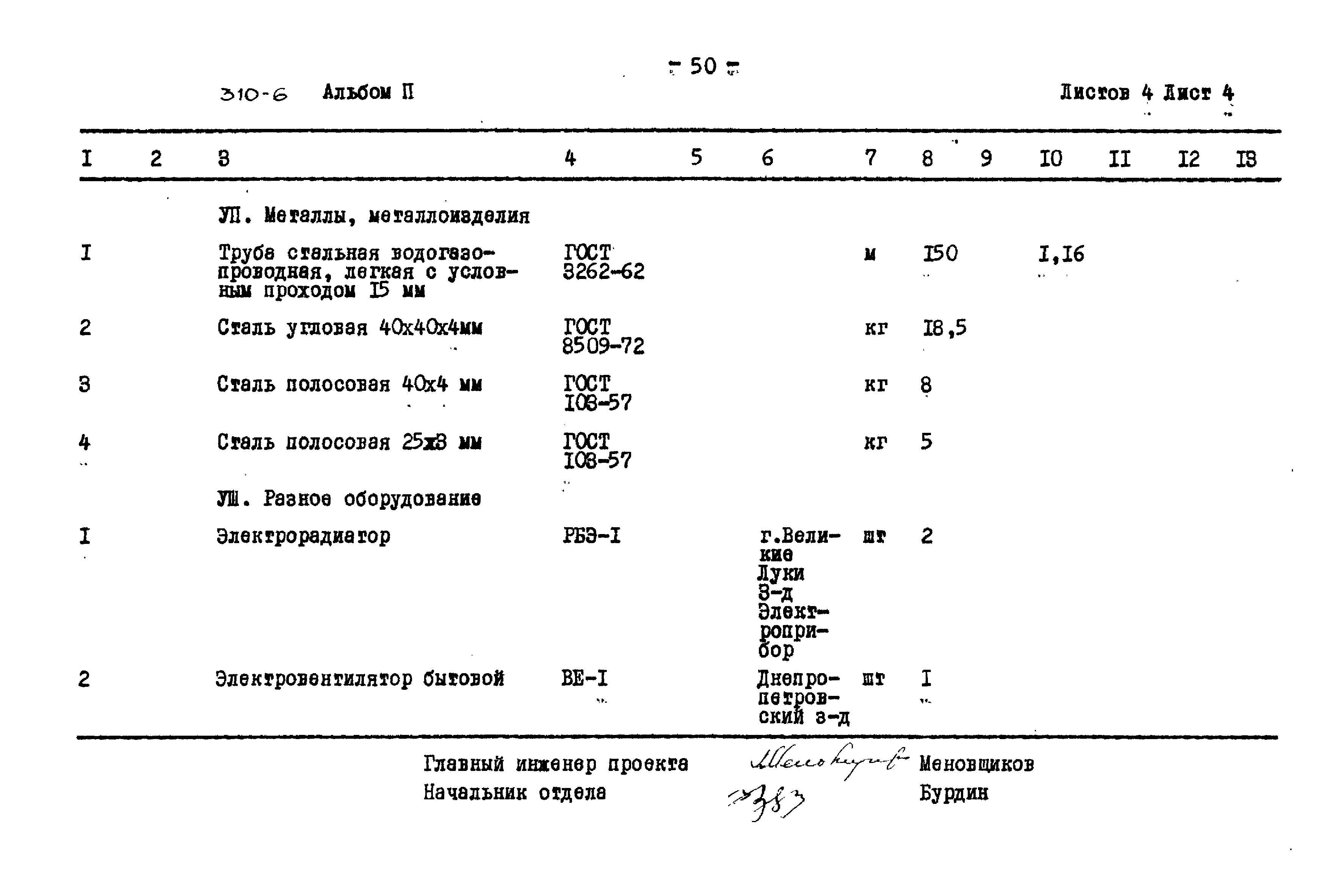 Типовой проект 310-6