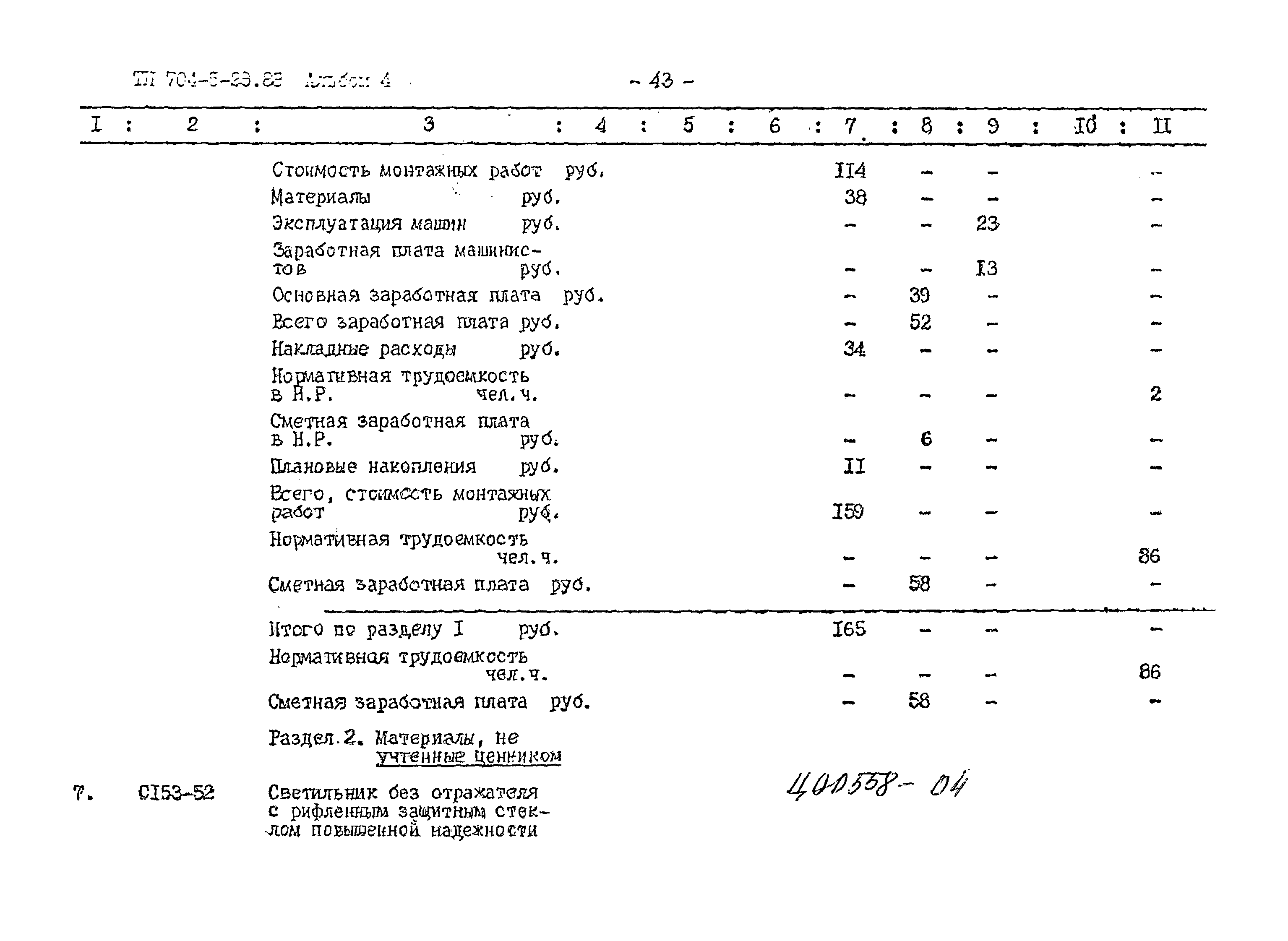 Типовой проект 704-5-28.88