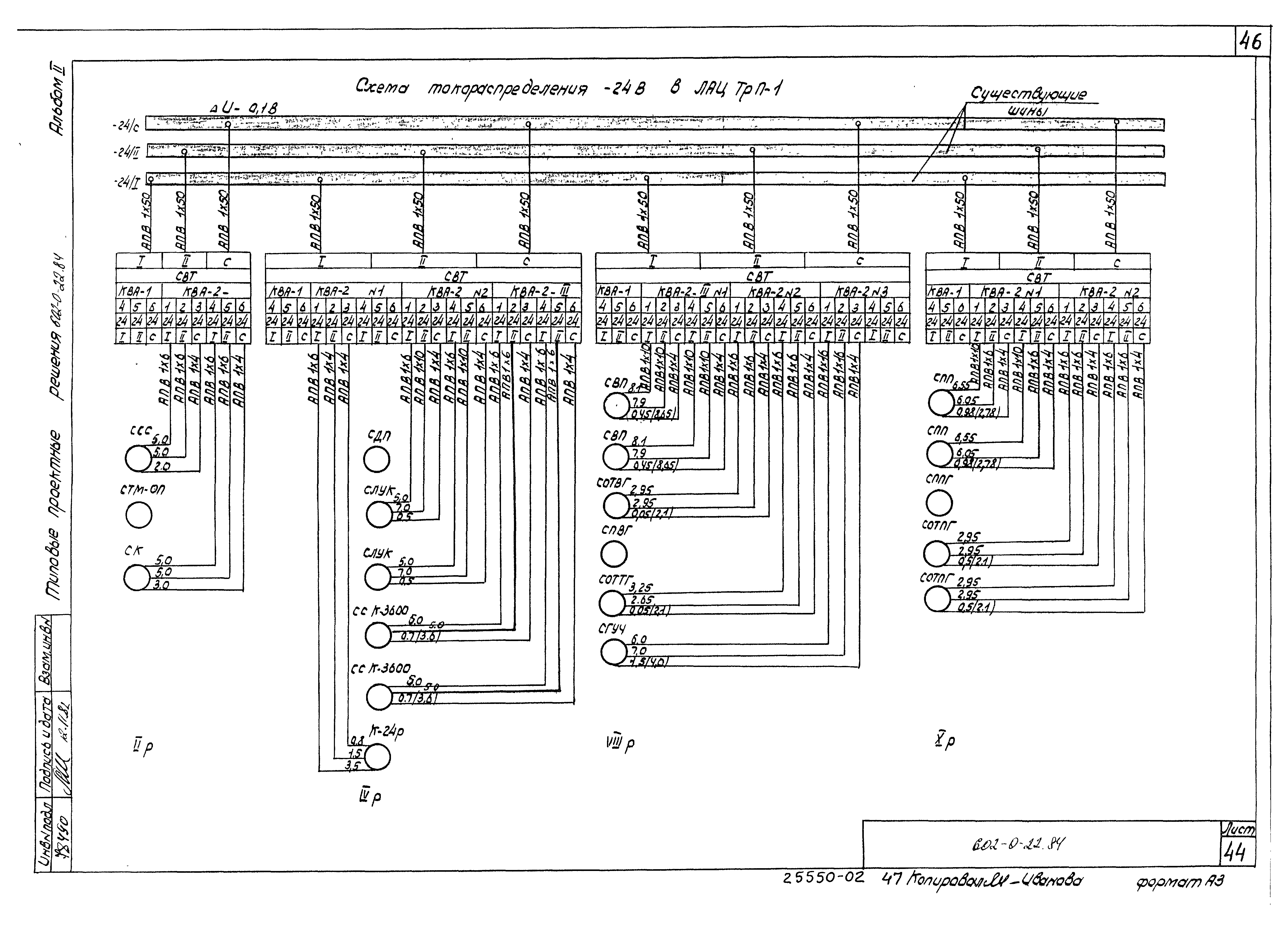 Типовые проектные решения 602-0-22.84